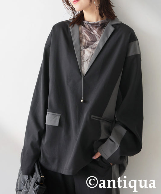 Color Scheme Switch Pullover Ladies