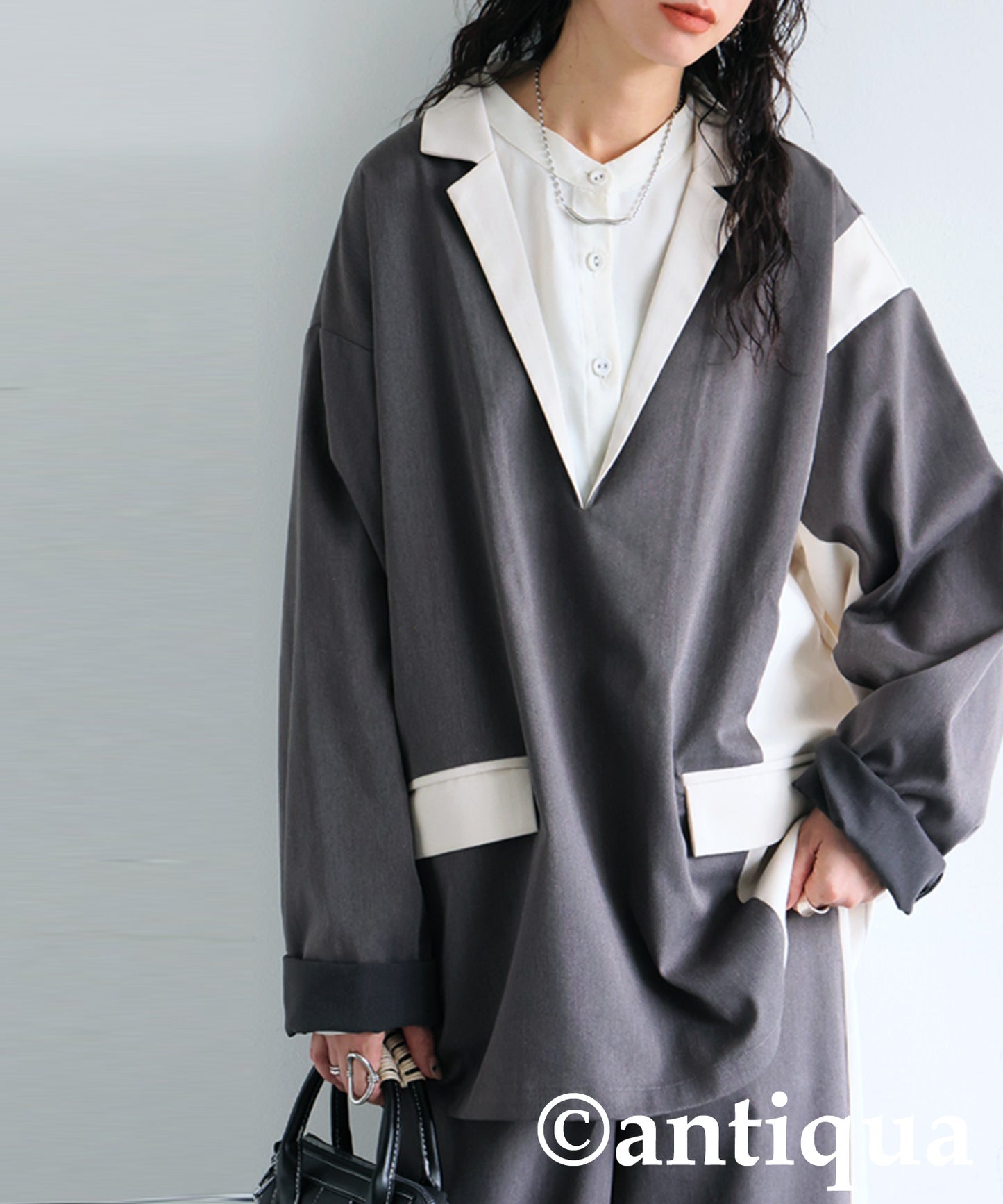 Color Scheme Switch Pullover Ladies