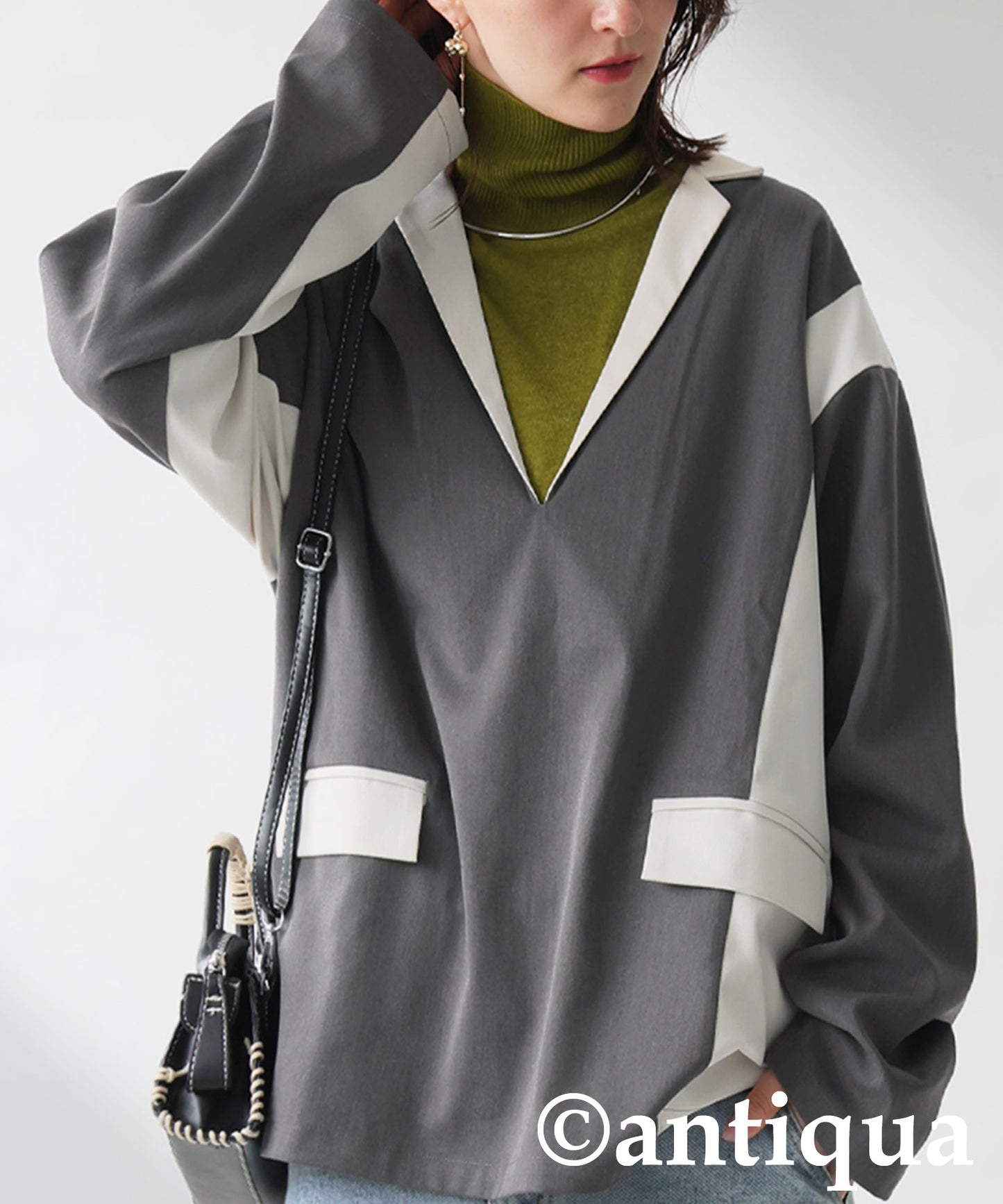 Color Scheme Switch Pullover Ladies