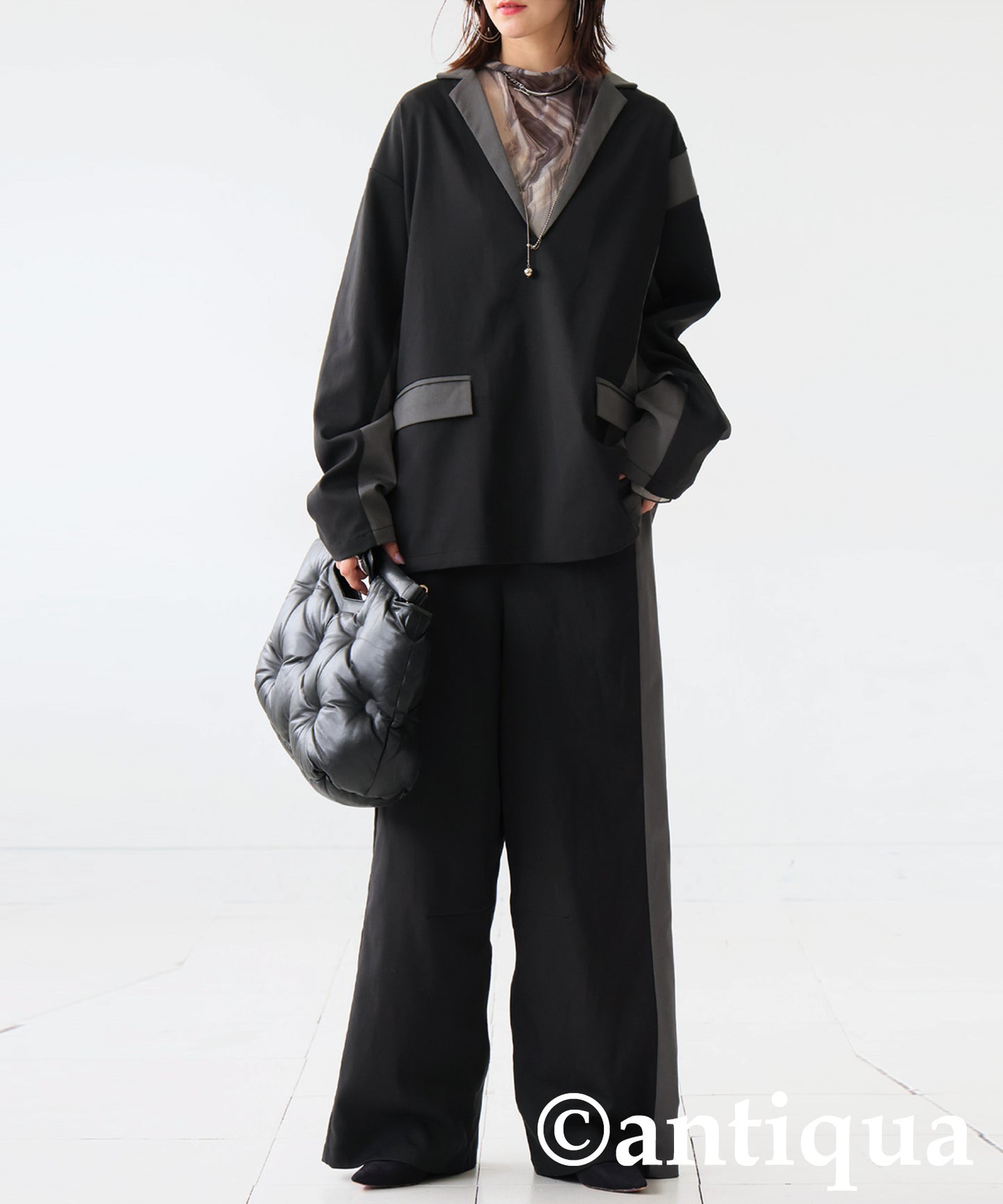 Color Scheme Switch Pullover Ladies