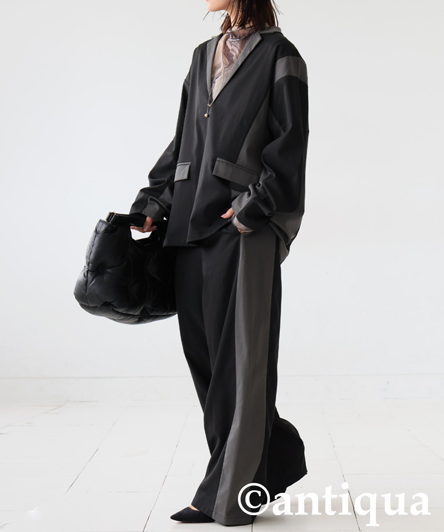 Color Scheme Switch Pullover Ladies