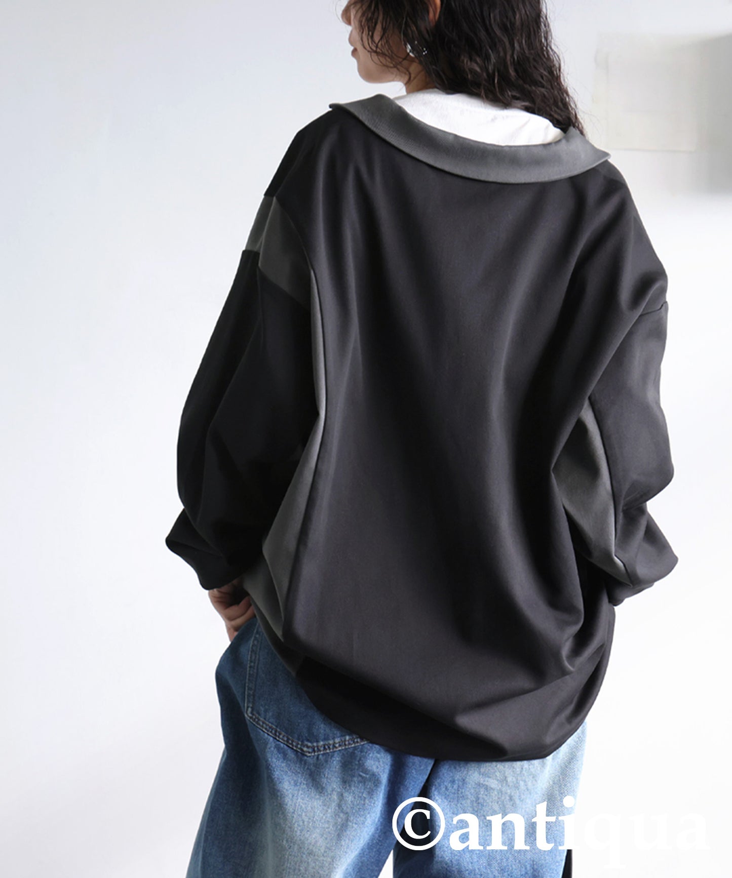 Color Scheme Switch Pullover Ladies