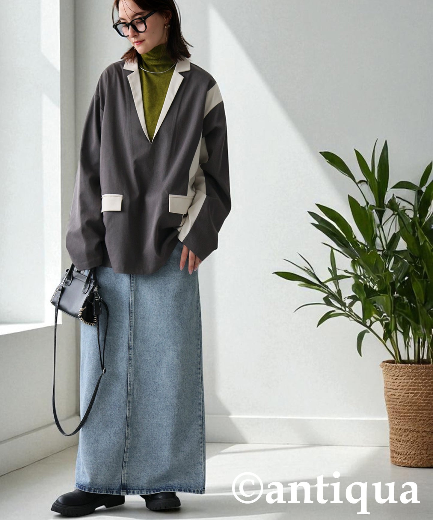 Color Scheme Switch Pullover Ladies