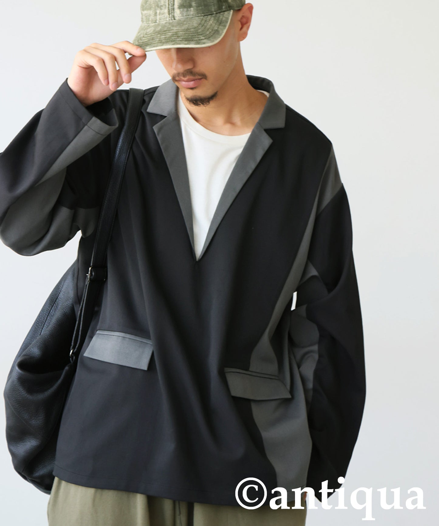 Color Scheme Switch Pullover Men's