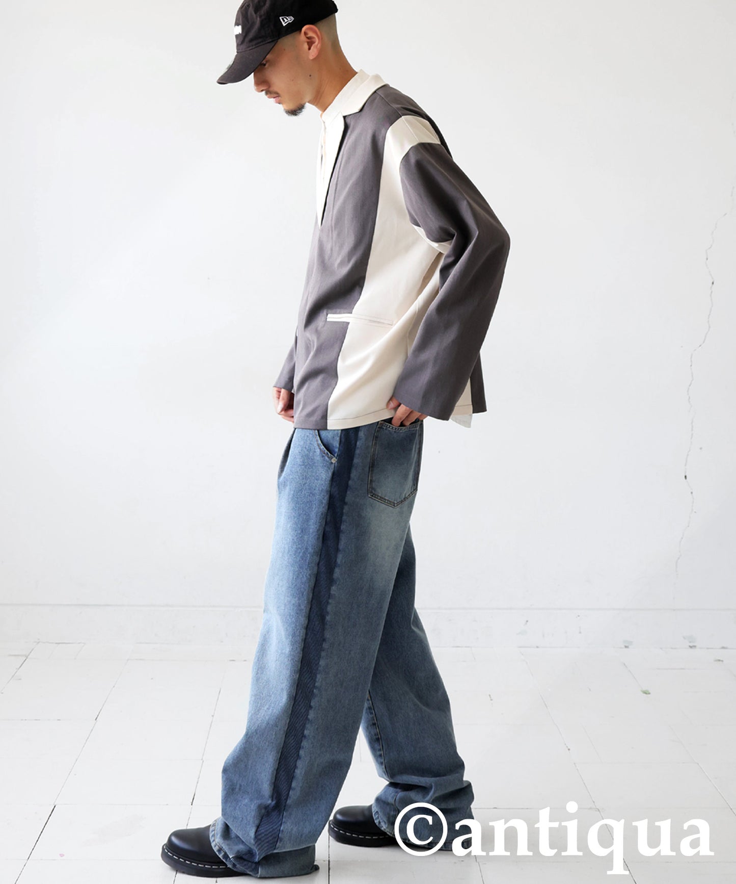 Color Scheme Switch Pullover Men's