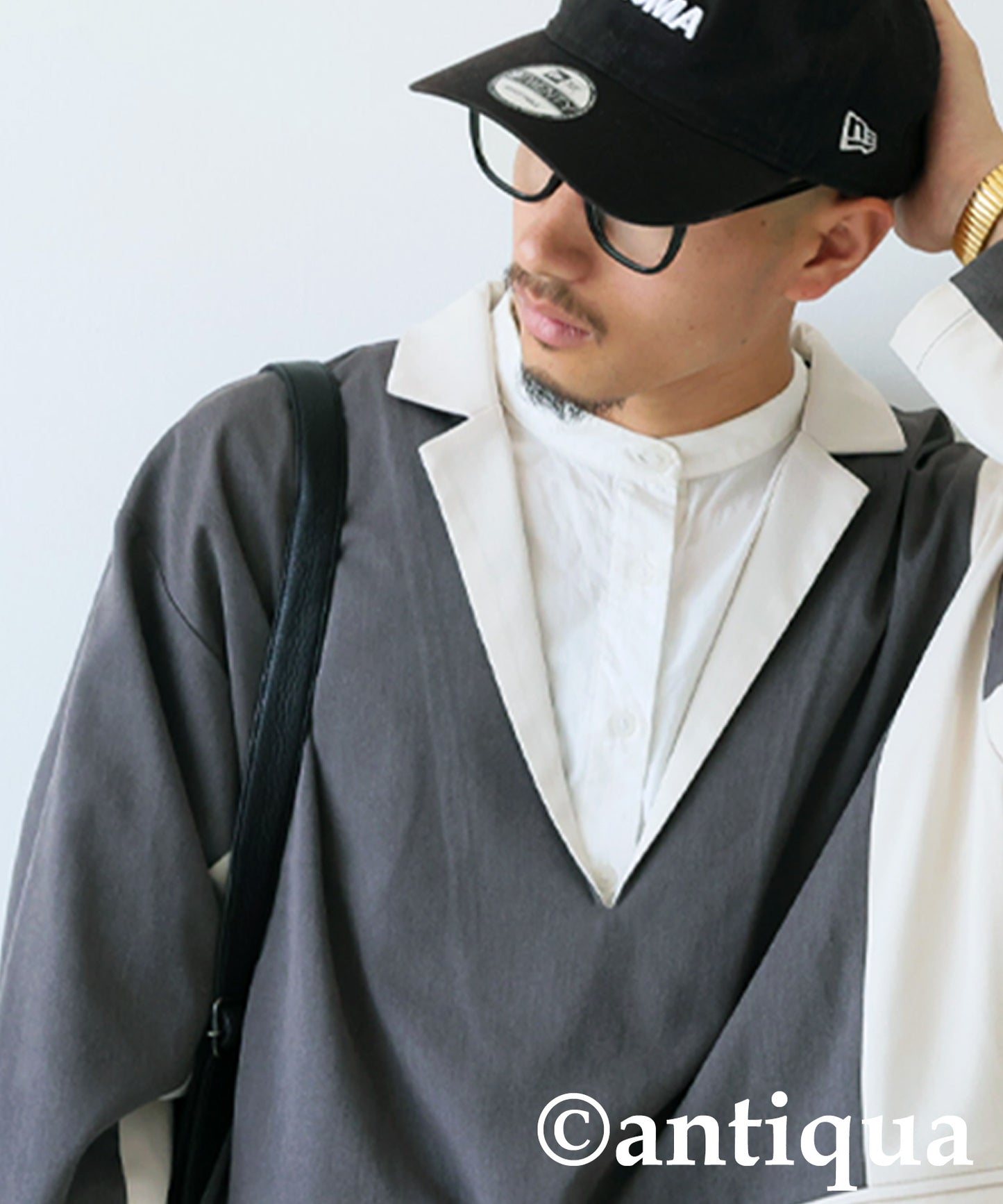 Color Scheme Switch Pullover Men's