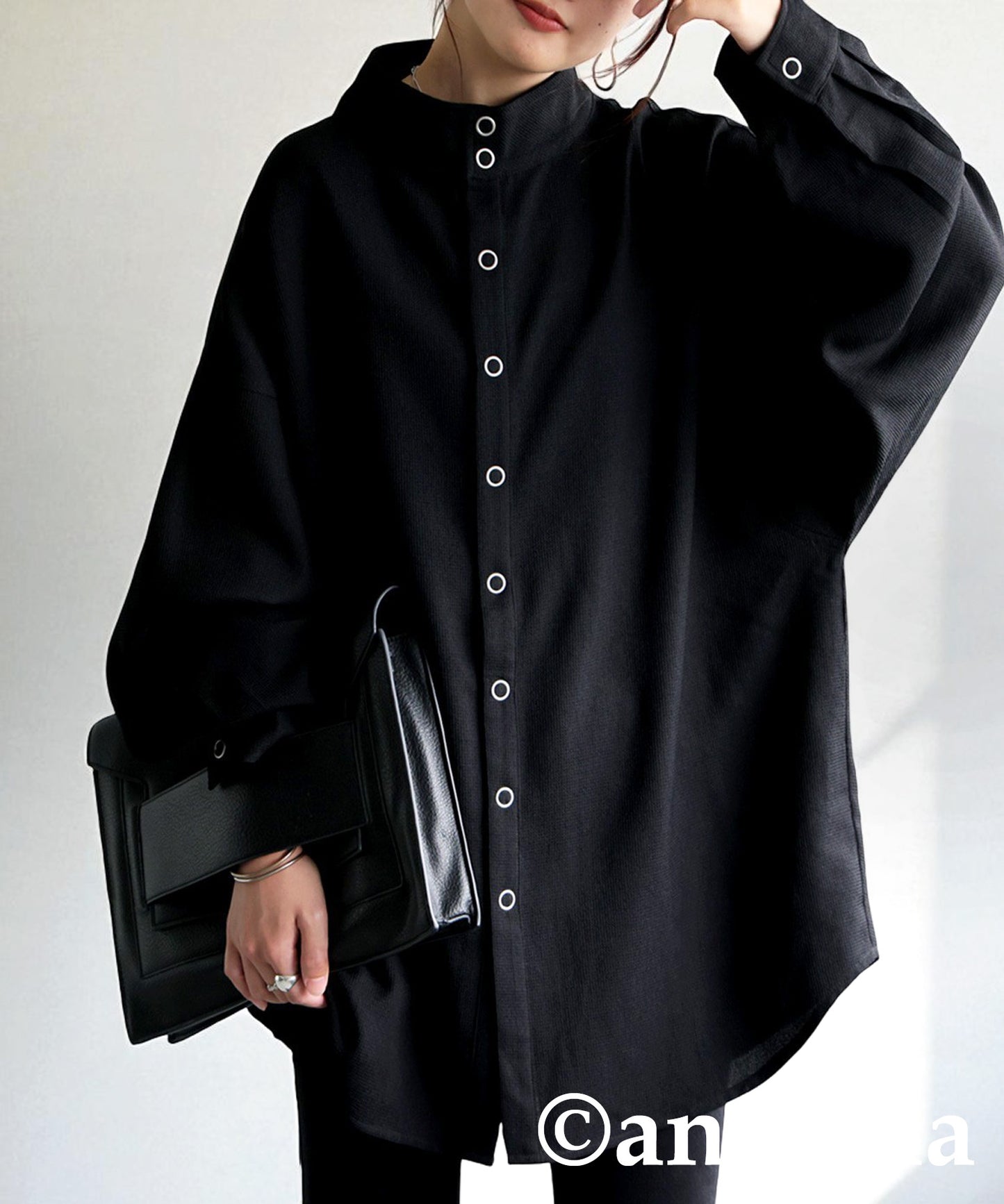 Stand Collar Shirt Ladies