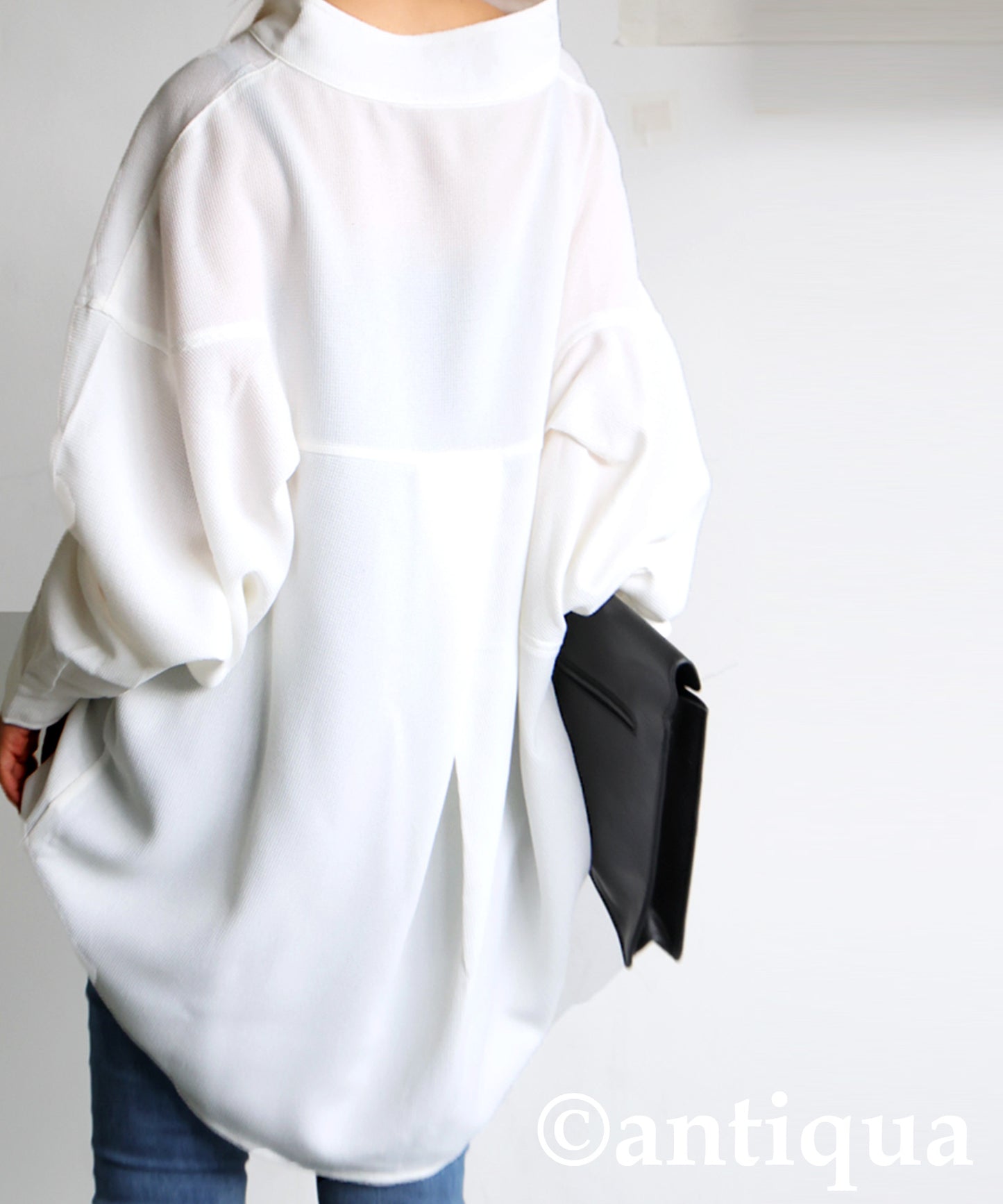 Stand Collar Shirt Ladies