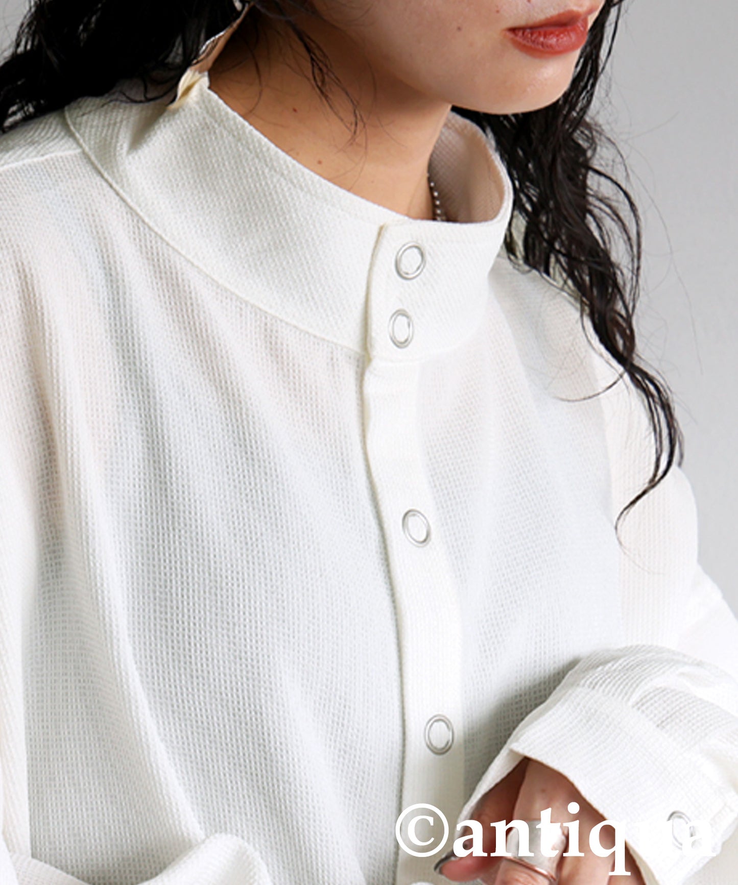 Stand Collar Shirt Ladies