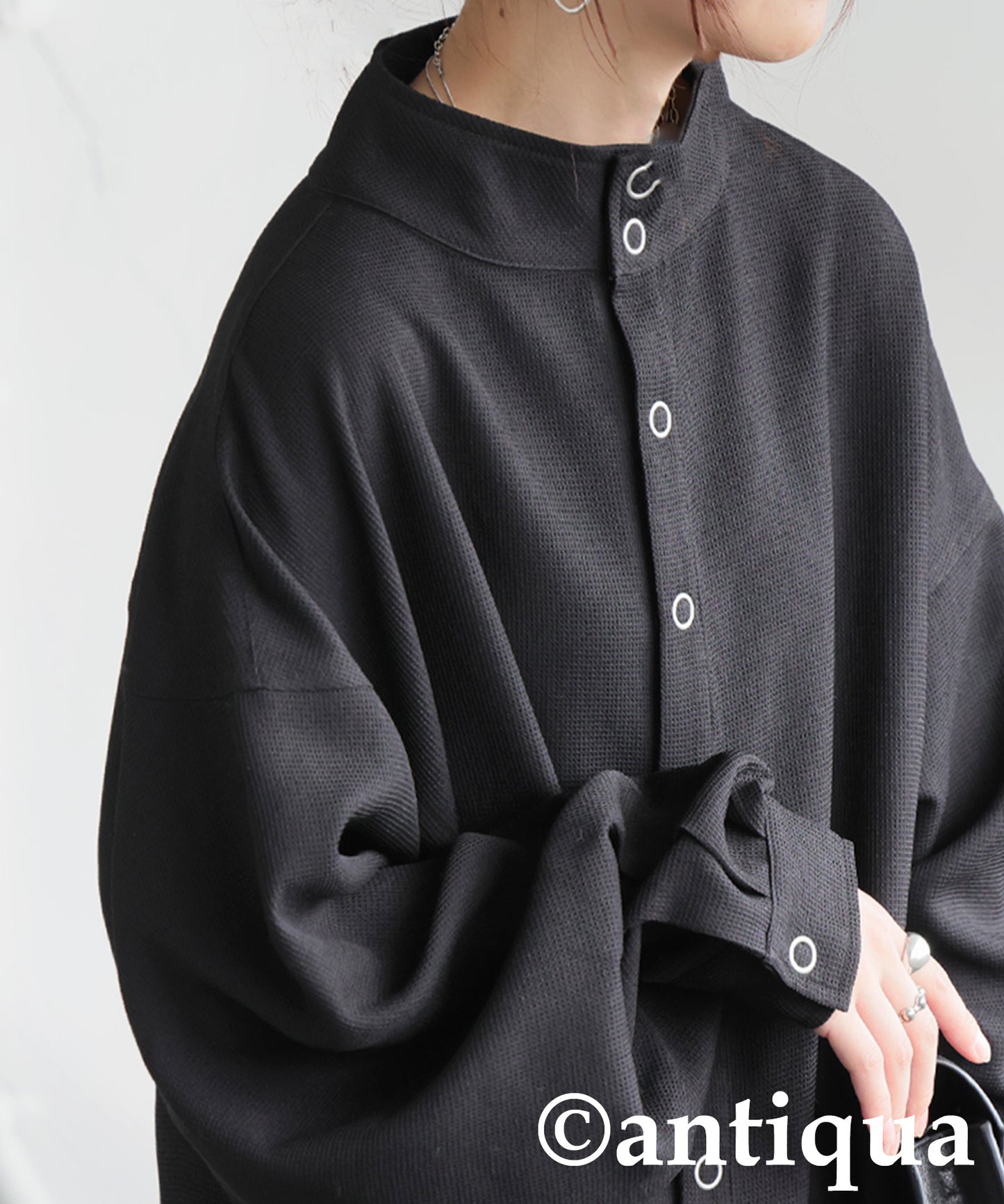 Stand Collar Shirt Ladies