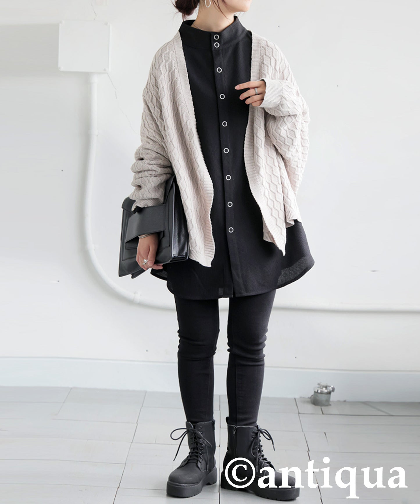 Stand Collar Shirt Ladies