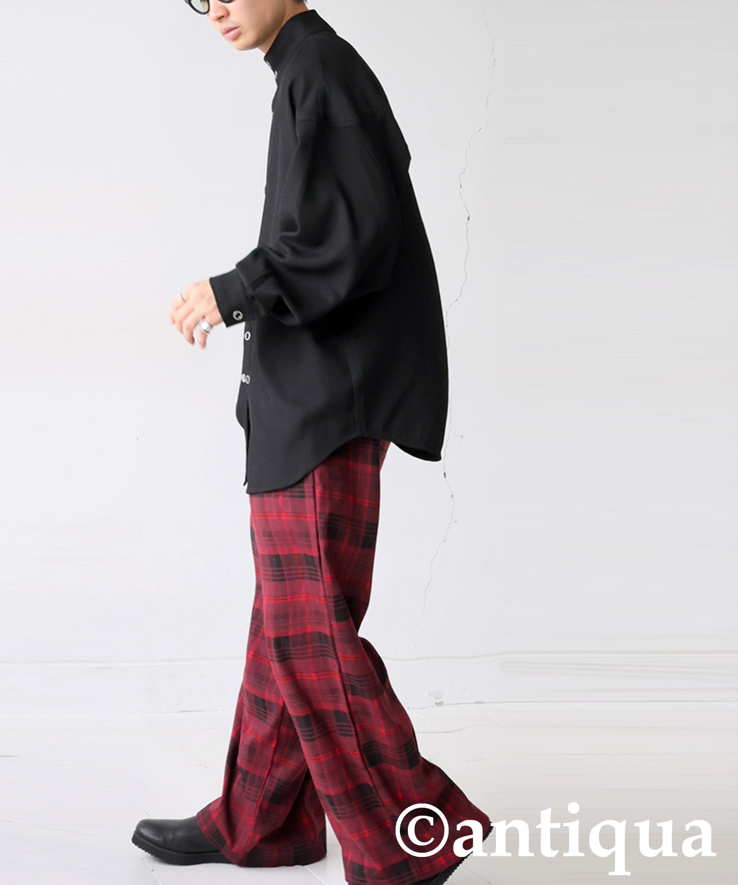 Stand Collar Shirt Men's