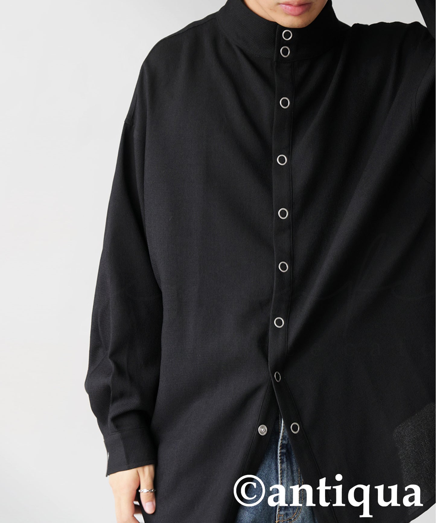 Stand Collar Shirt Men's
