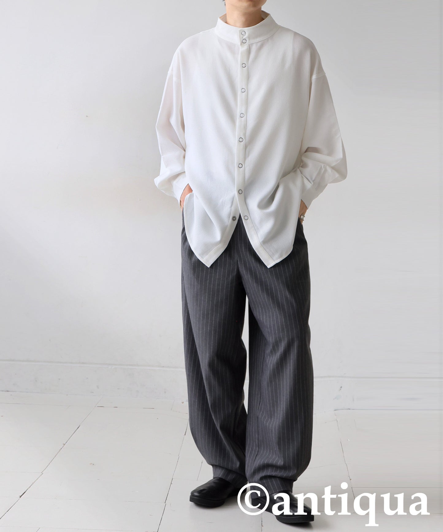 Stand Collar Shirt Men's