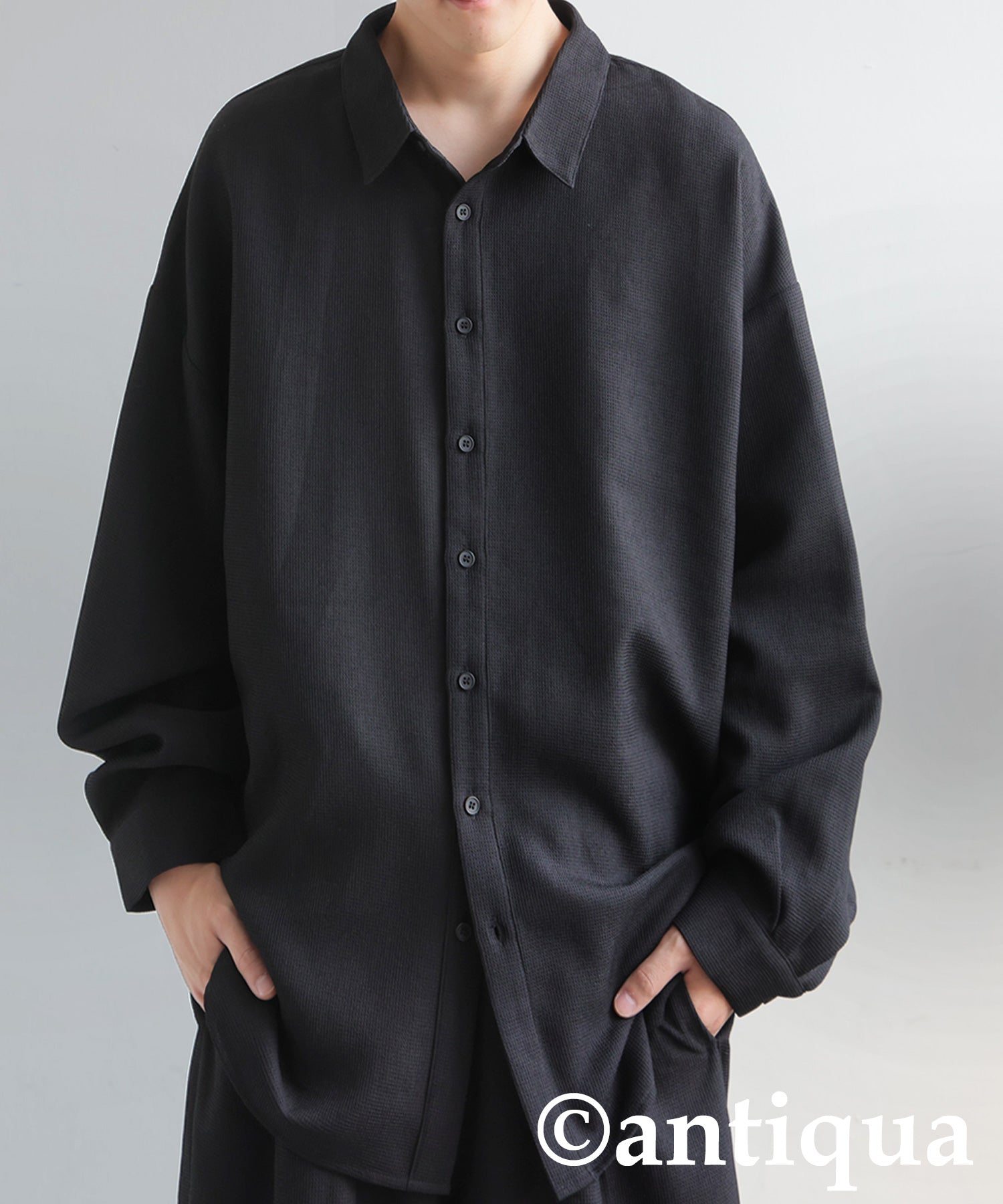 japanese dress shirt brands Japanese Selvedge Cotton Repro Work Shirt, Stevenson Overall Co. Brand, Long Sleeve Gray Texture