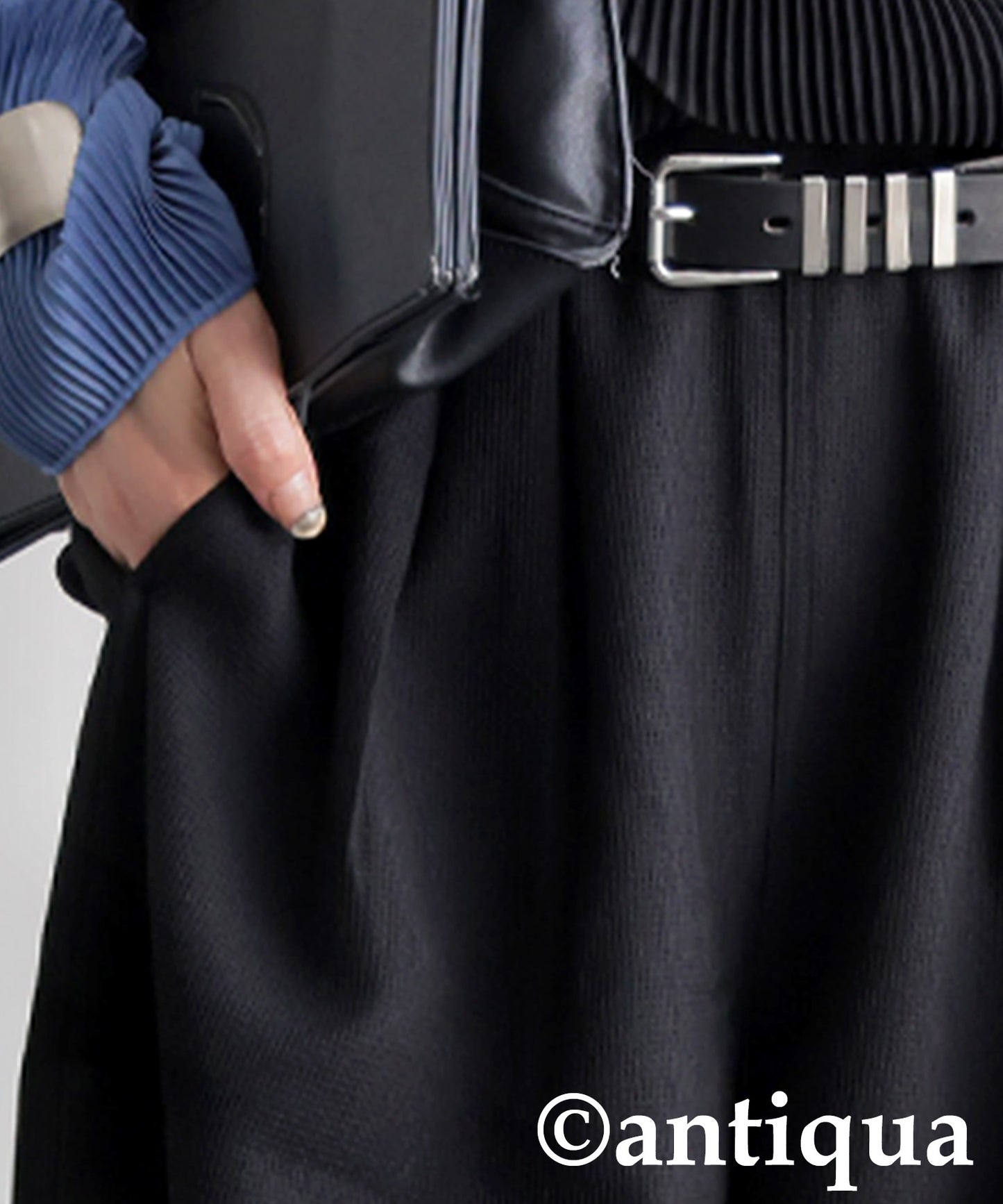 Pleated Wide-Leg Pants Ladies