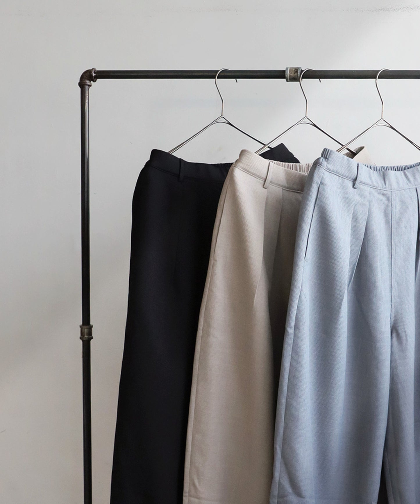 Pleated Wide-Leg Pants Men's