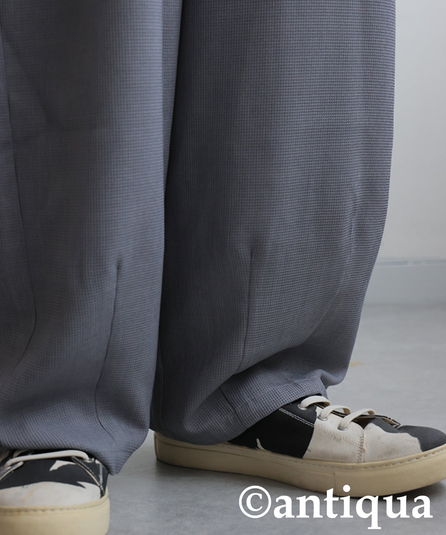 Pleated Wide-Leg Pants Men's