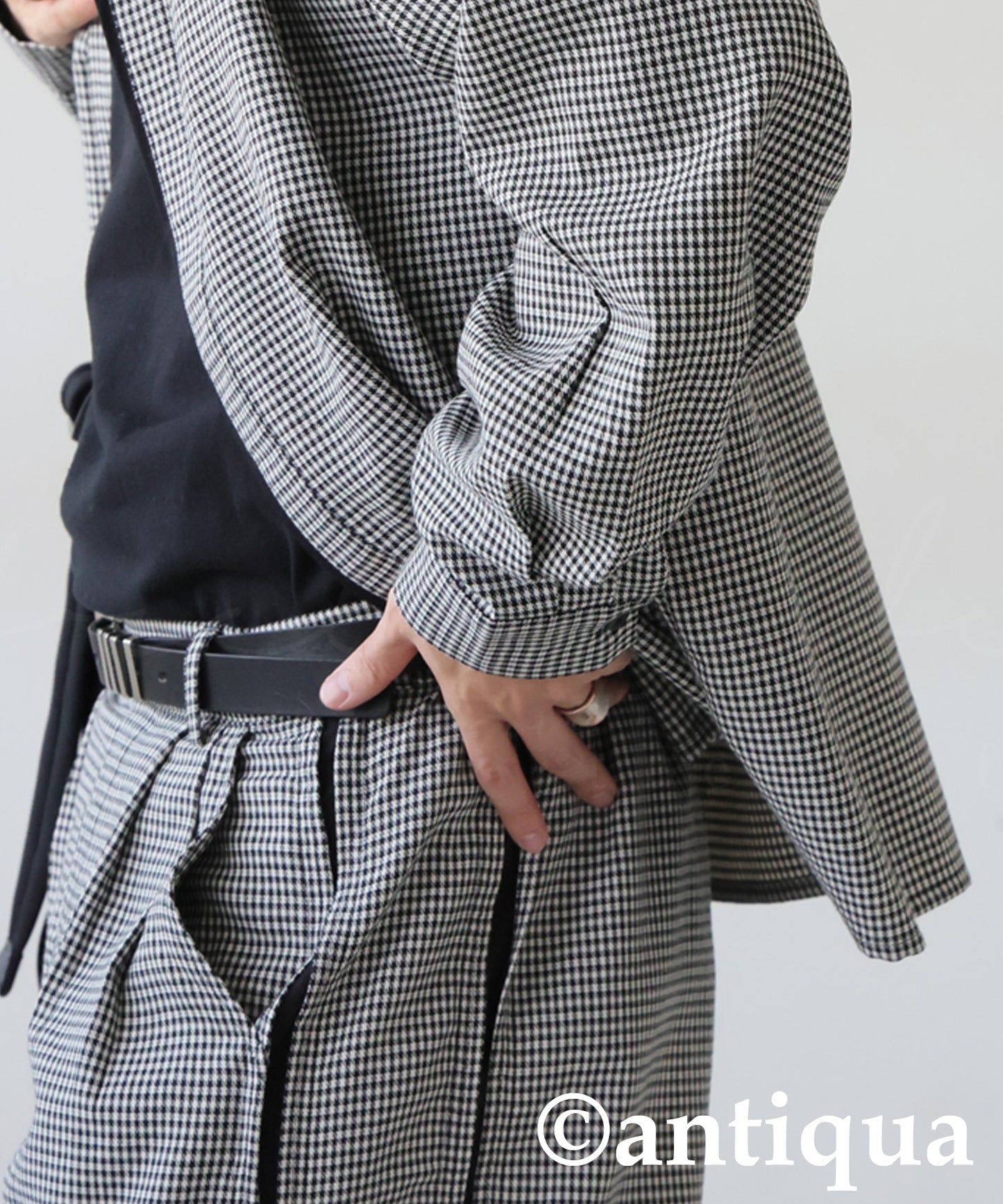 Houndstooth Wide Pants Men's