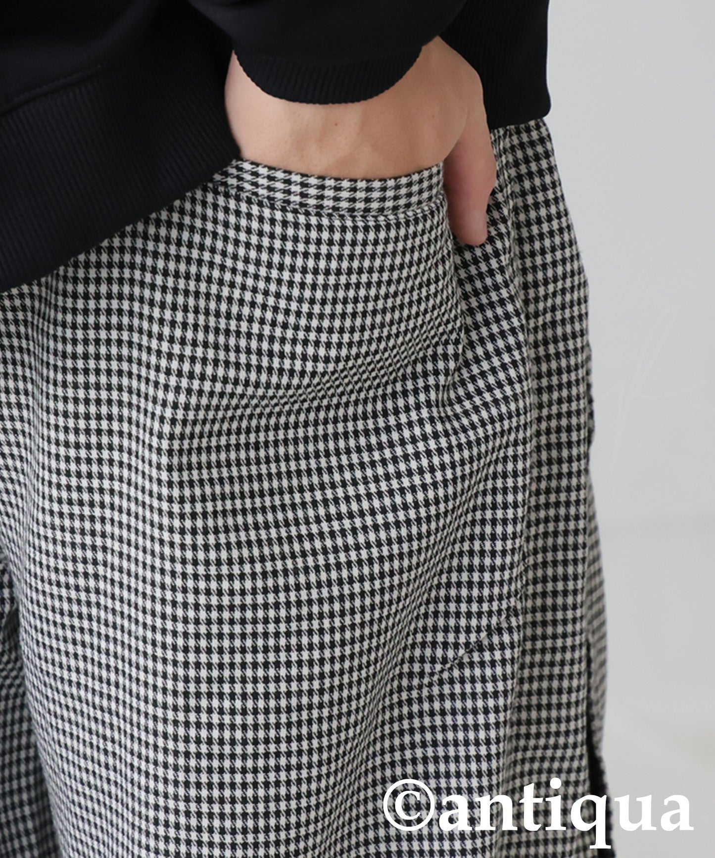 Houndstooth Wide Pants Men's