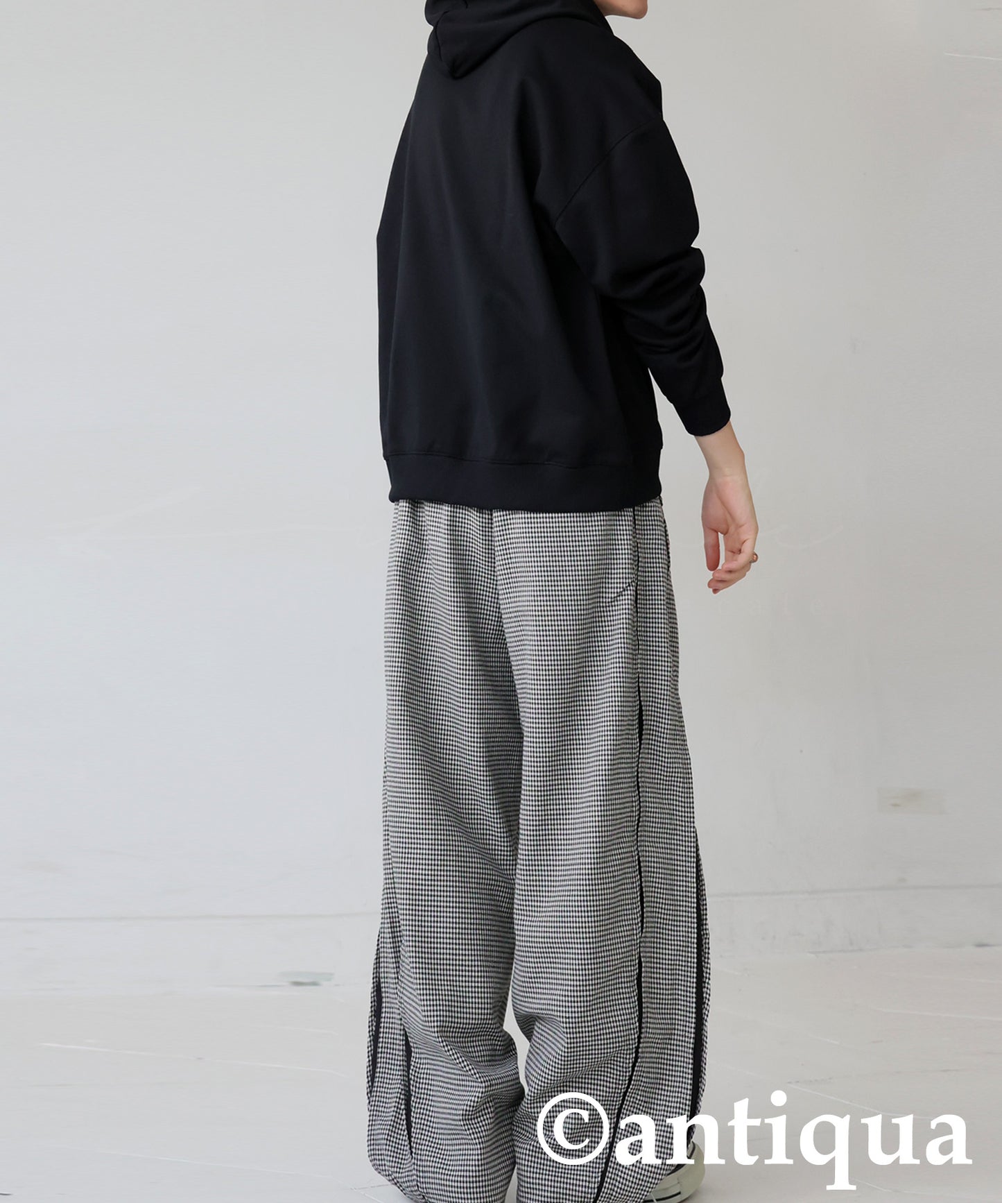 Houndstooth Wide Pants Men's