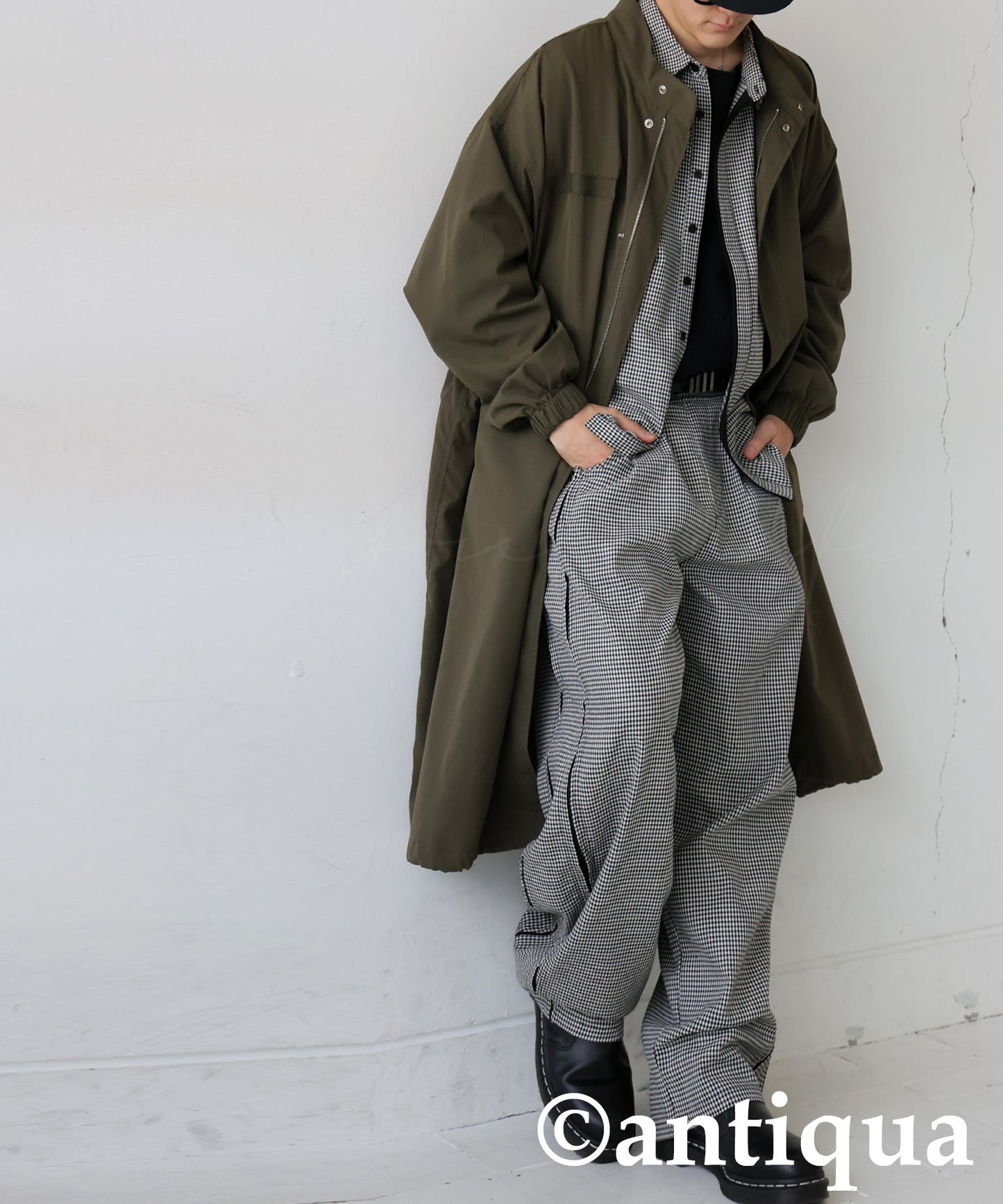 Houndstooth Wide Pants Men's