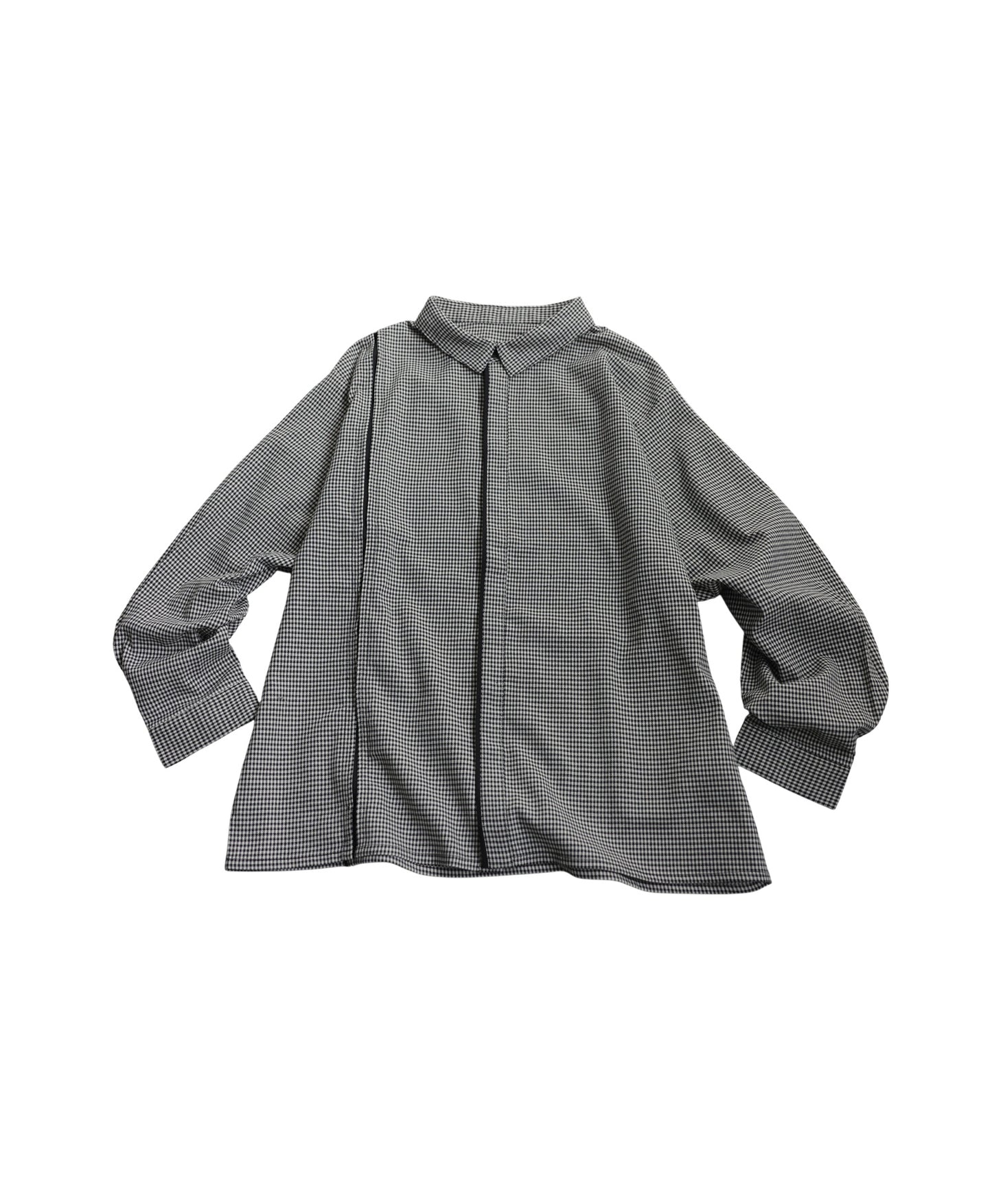 Houndstooth Line Design Shirt Men's