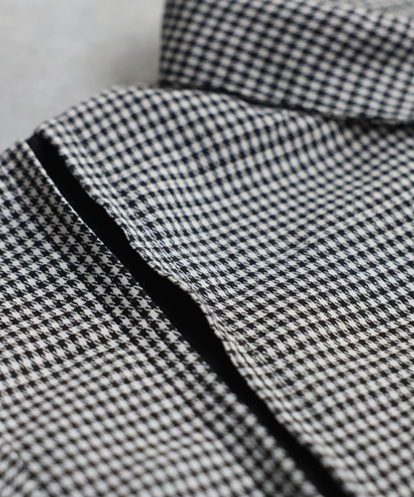Houndstooth Line Design Shirt Men's