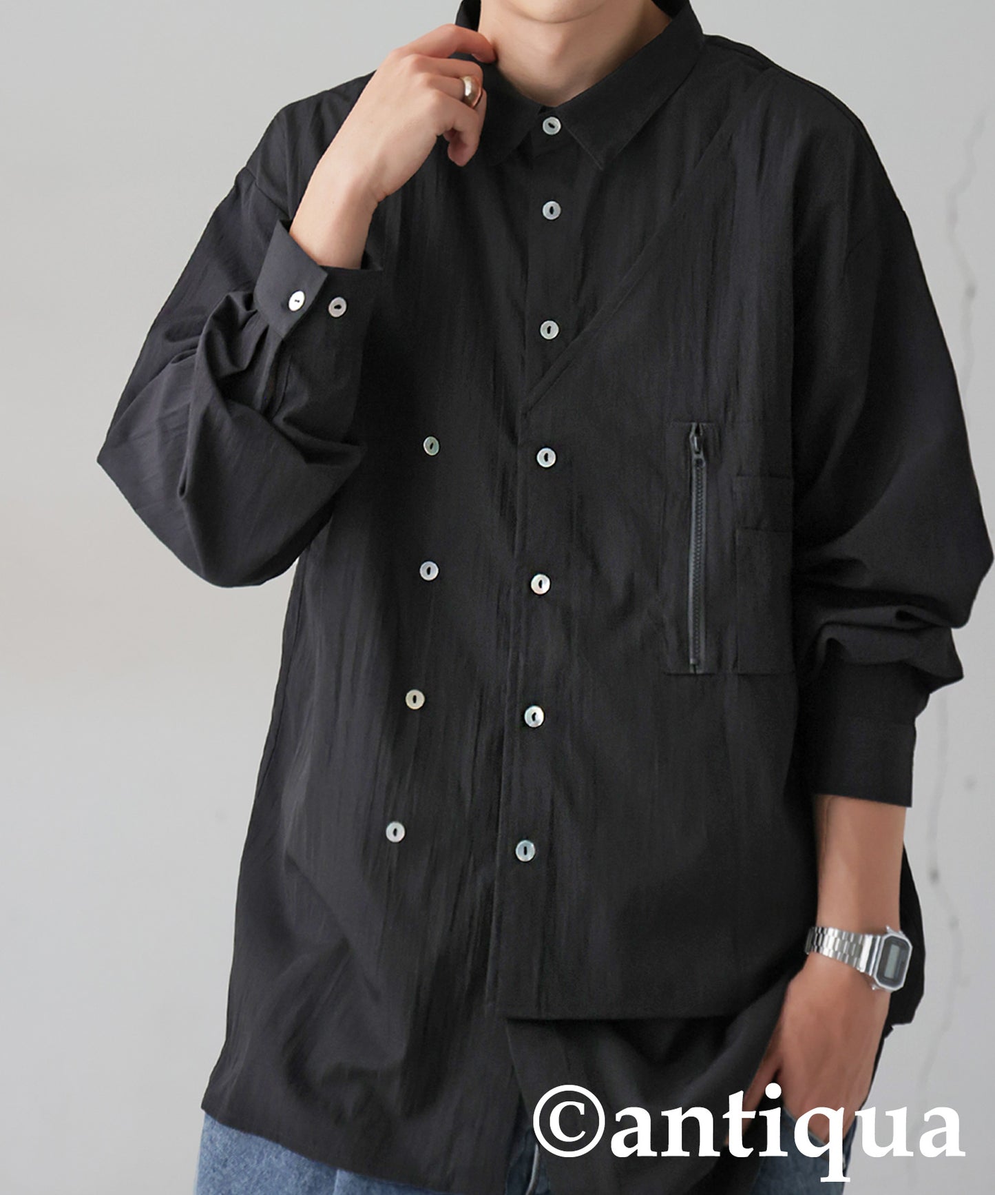 Stepped Shirt Men's