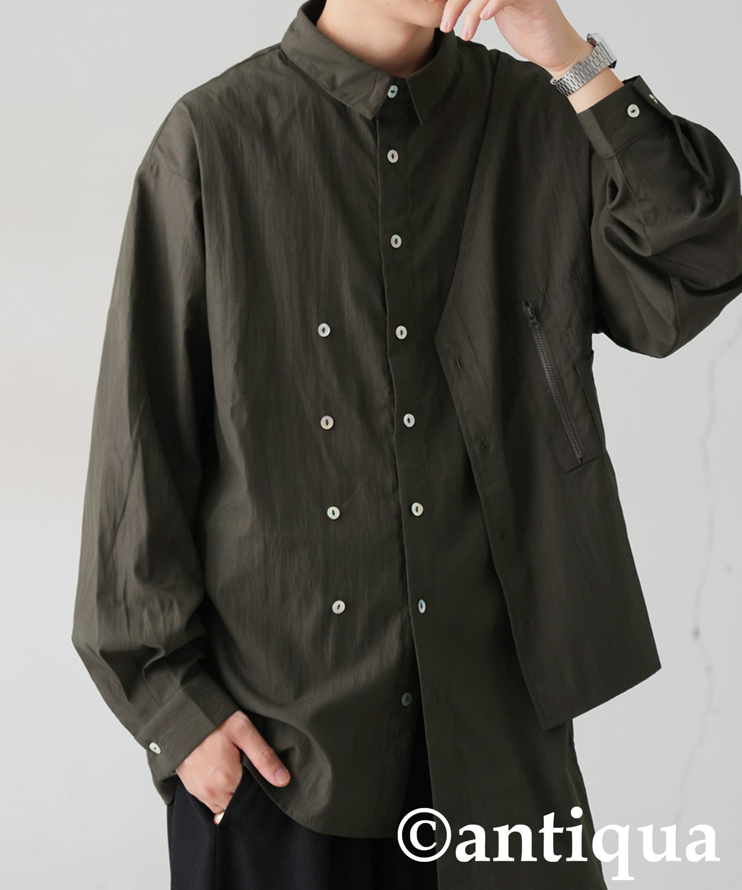 Stepped Shirt Men's