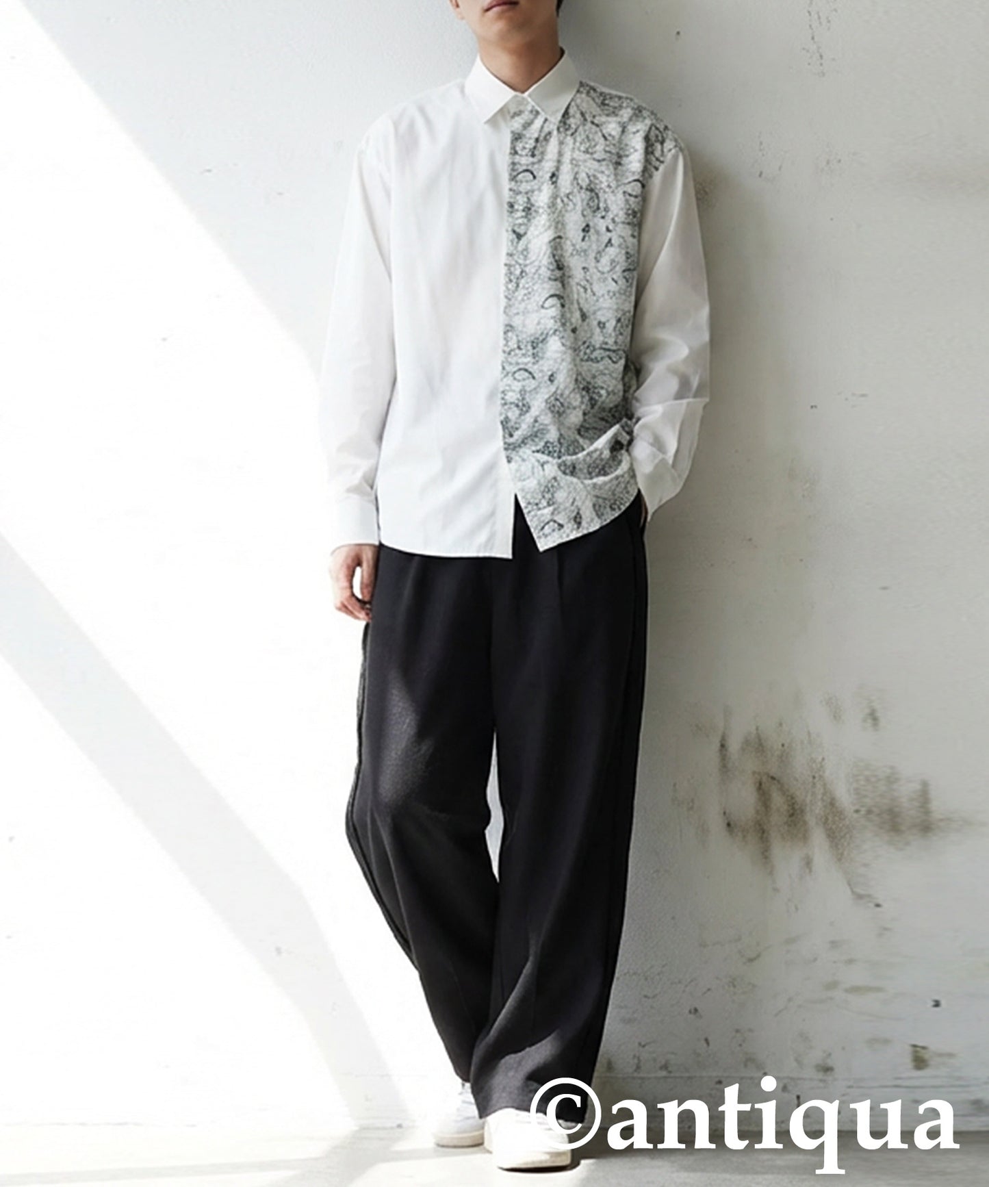 Tape Line Wide Pants Men's