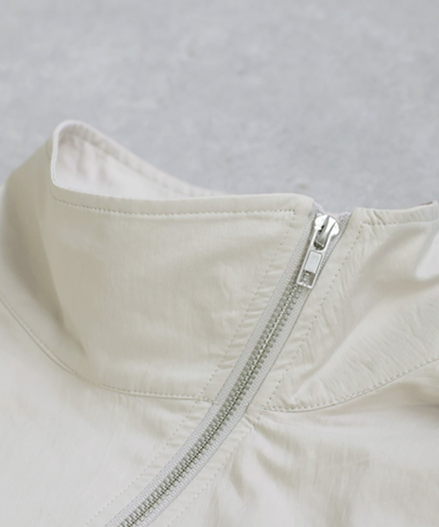 Diagonal Zip Color-Block Line Blouson Men's