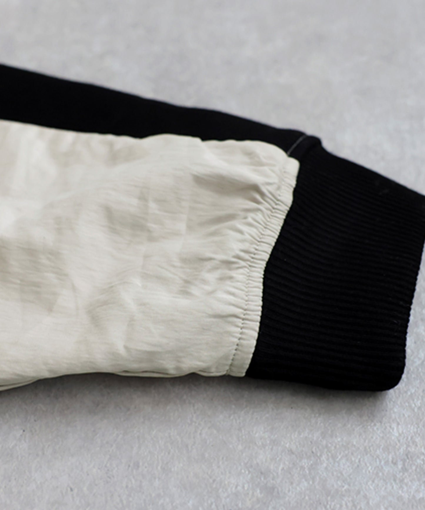 Diagonal Zip Color-Block Line Blouson Men's