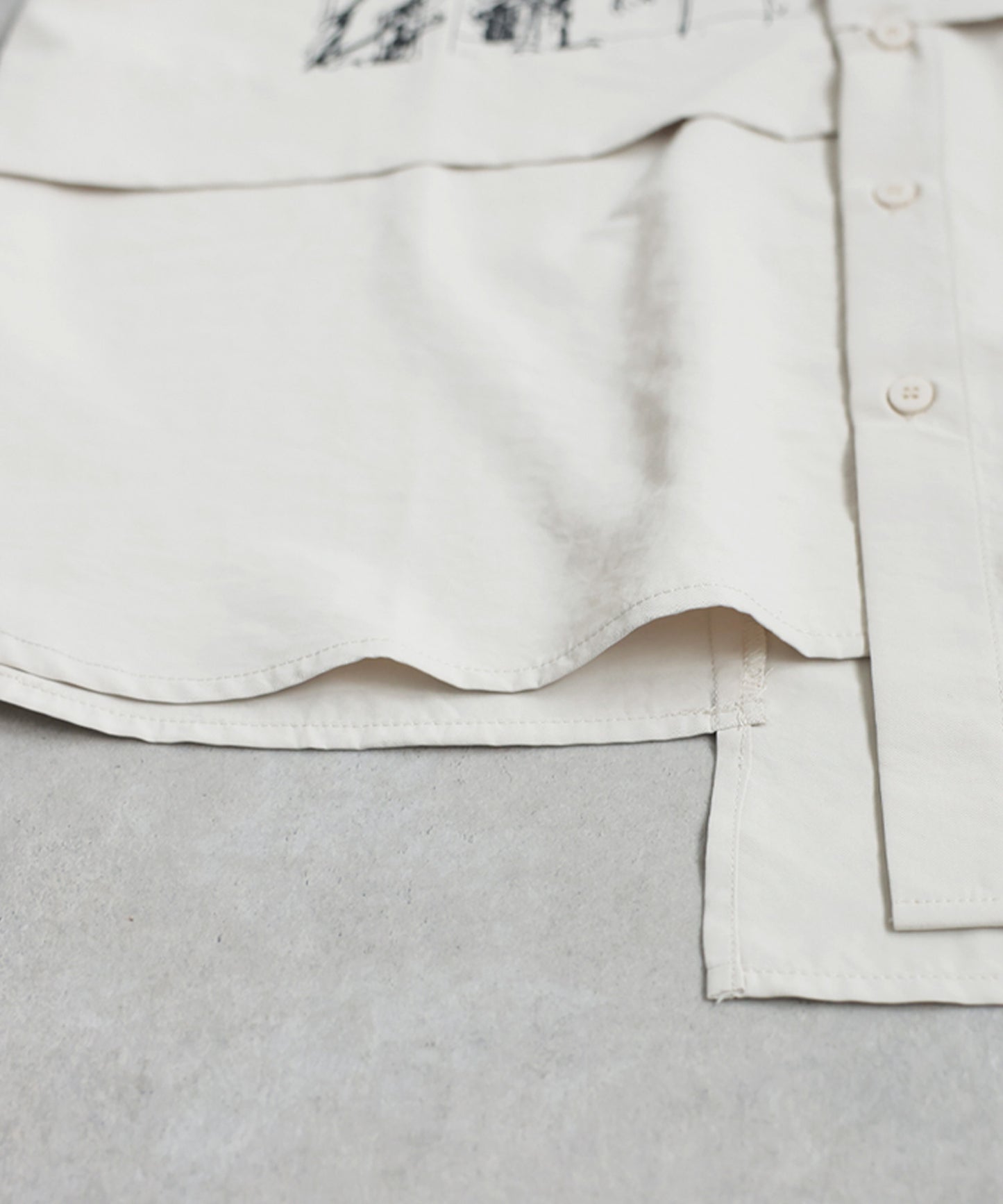 Asymmetrical Shirt Men's