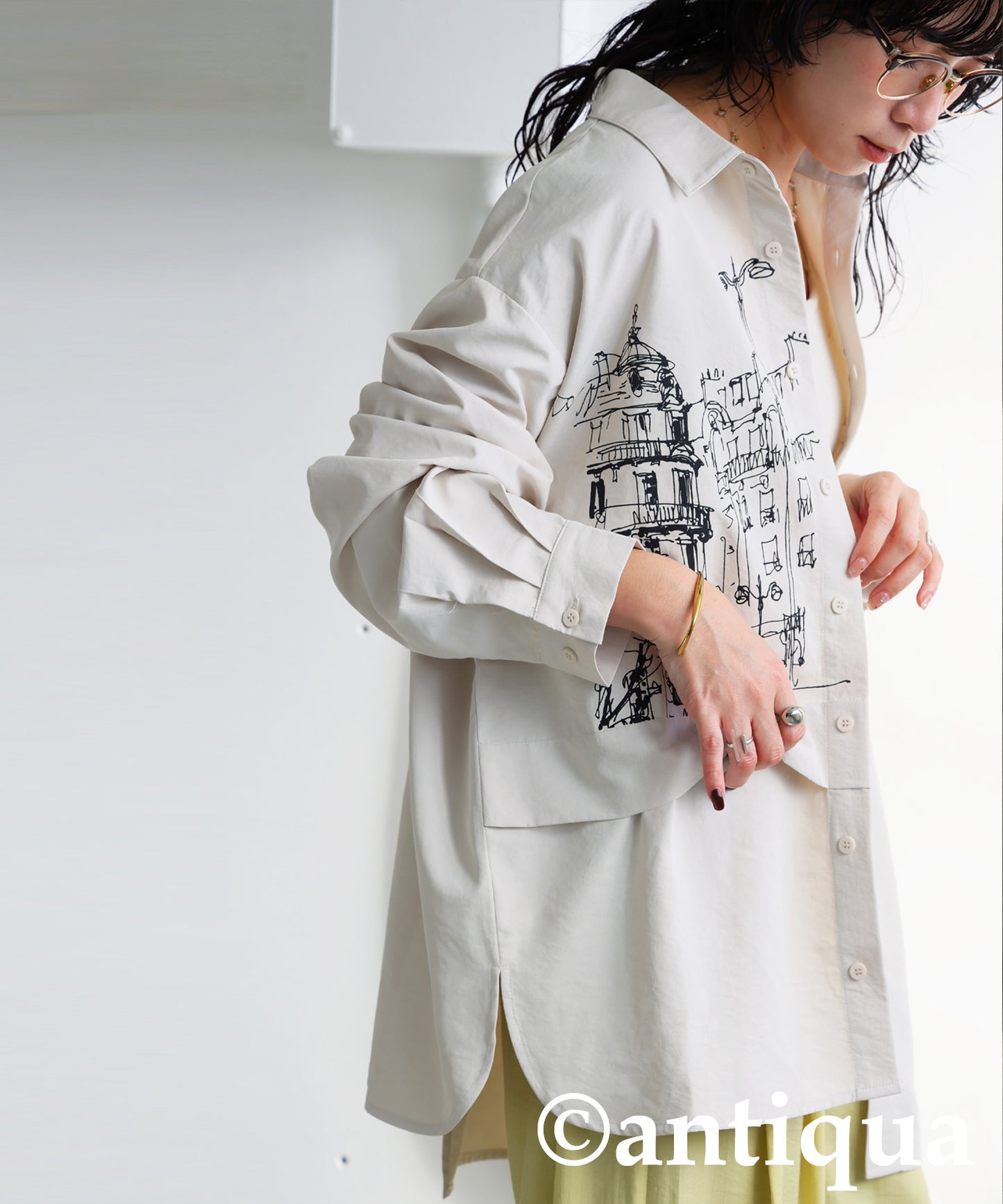 Asymmetrical Shirt Ladies