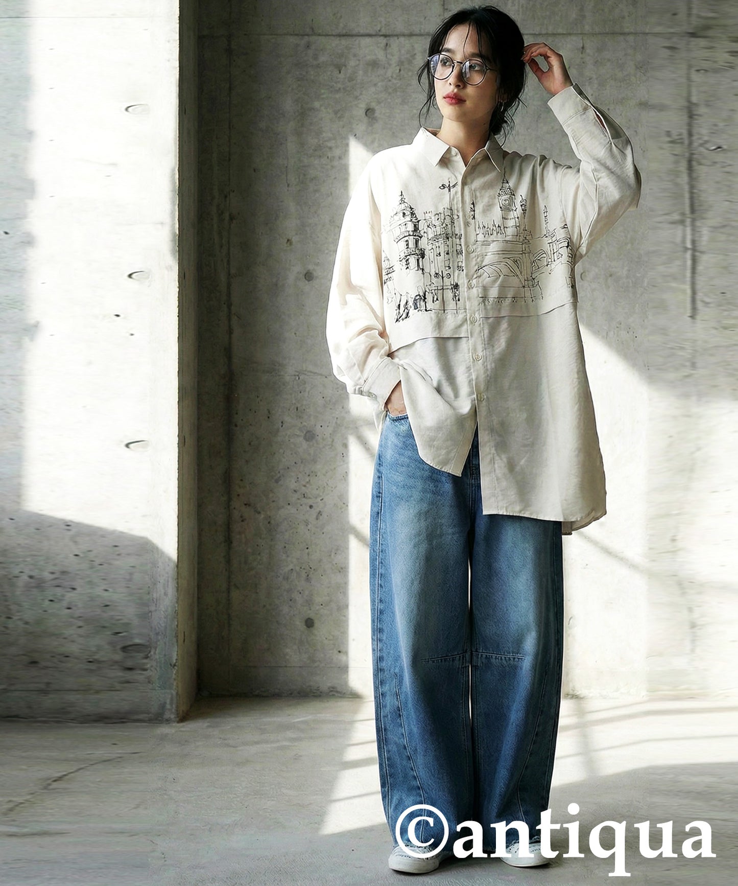 Asymmetrical Shirt Ladies