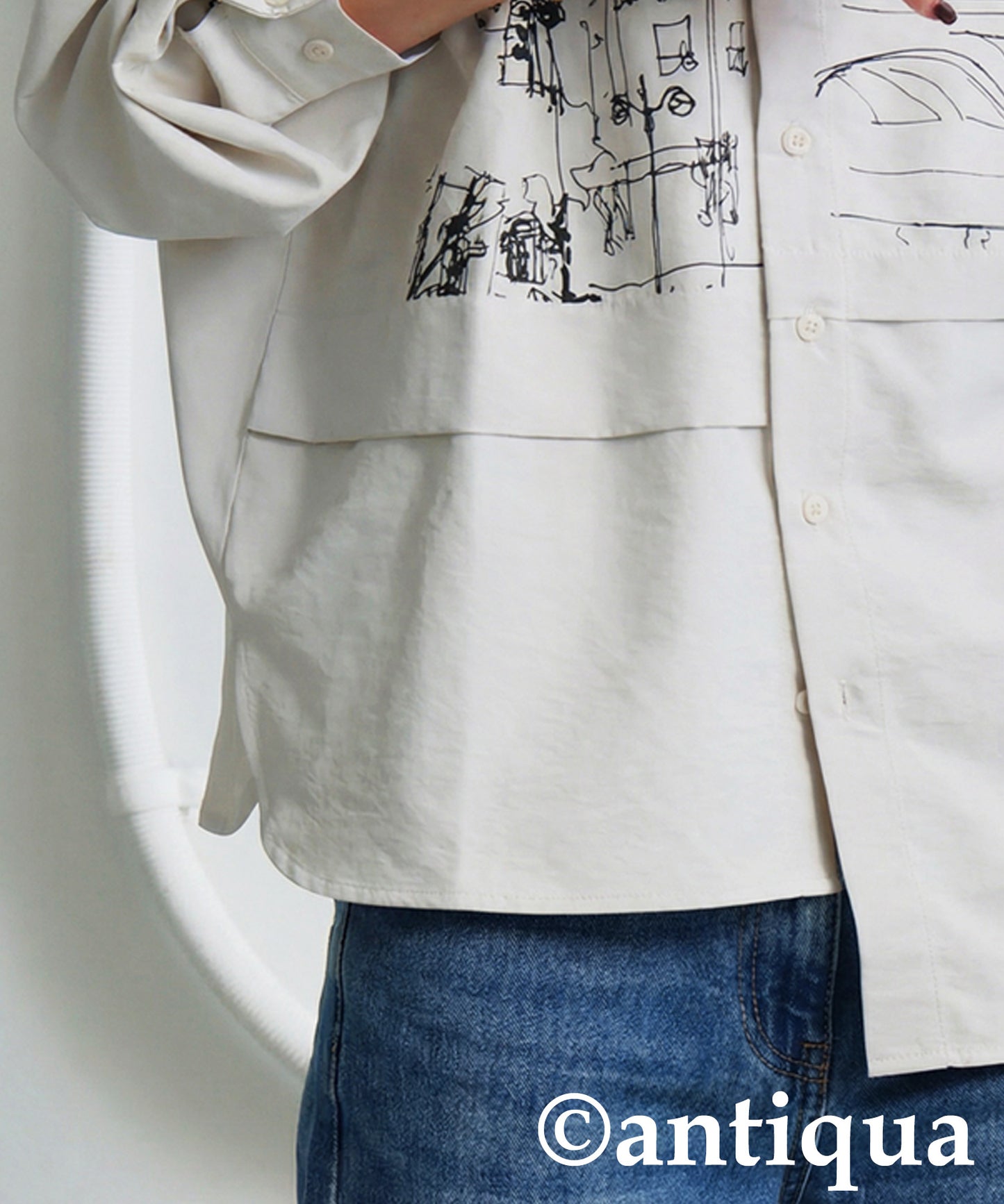 Asymmetrical Shirt Ladies