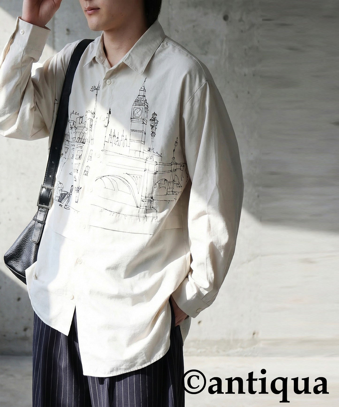 Asymmetrical Shirt Men's