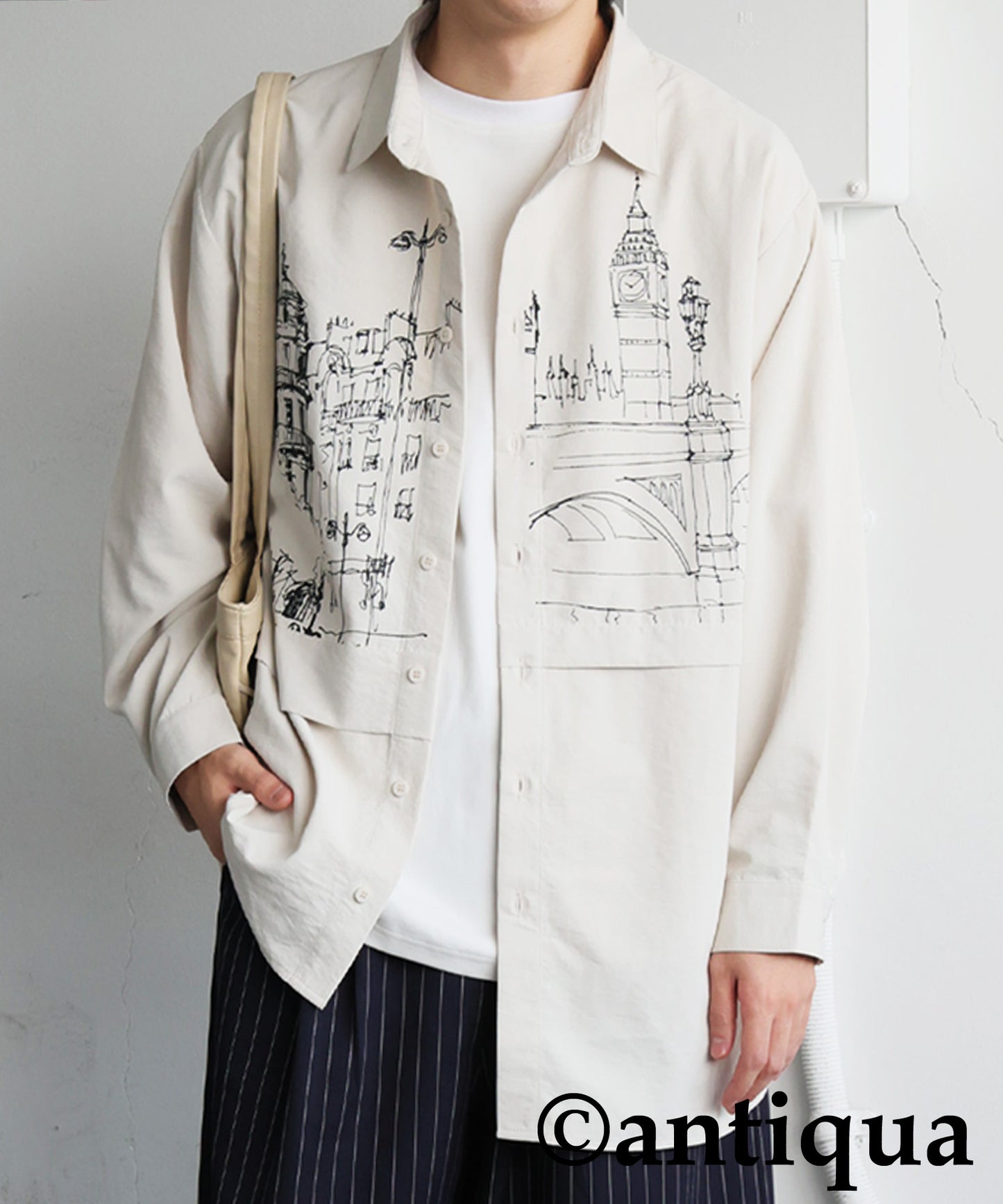 Asymmetrical Shirt Men's