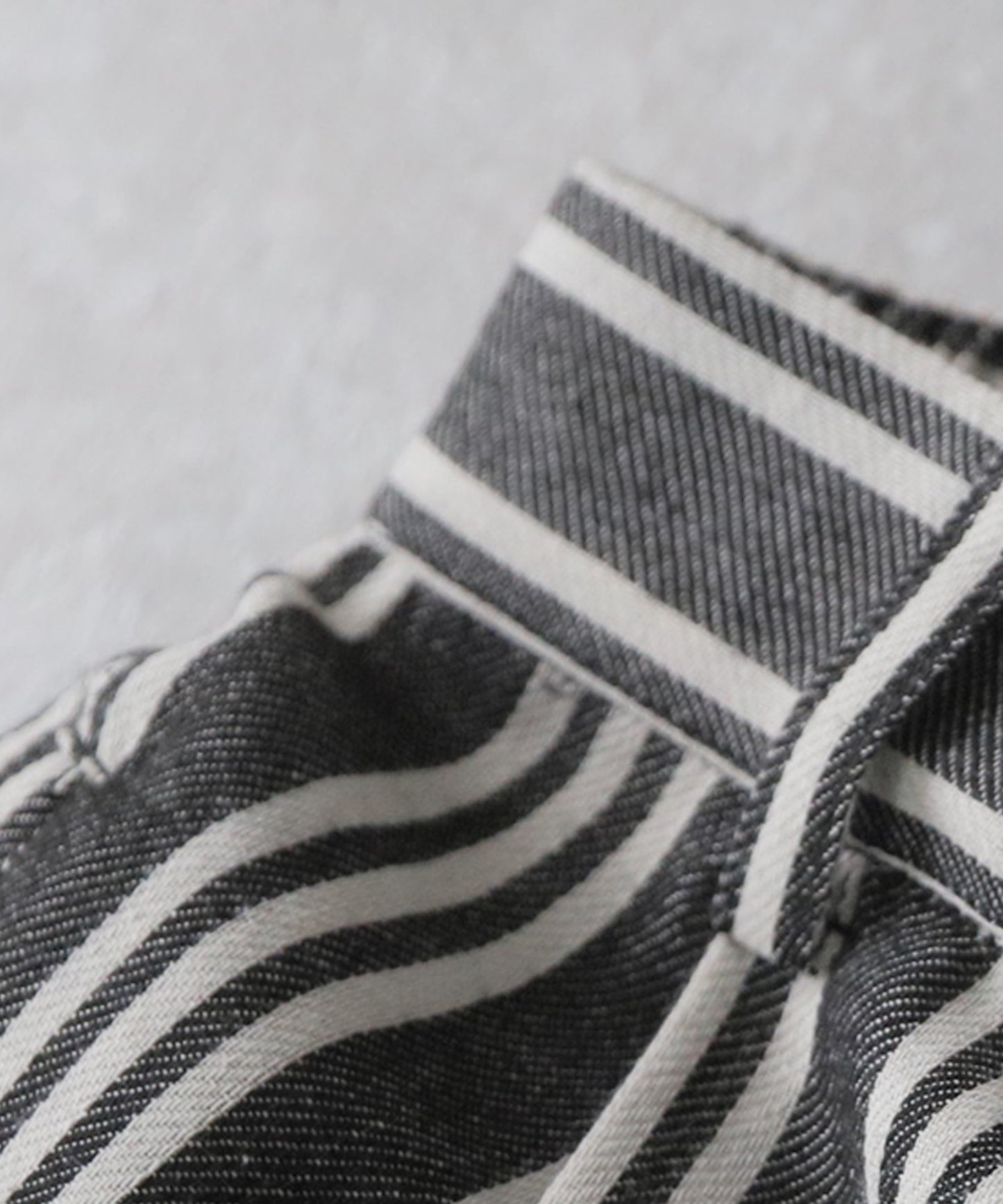 Striped Wide-Leg Pants With Pleats Men’s