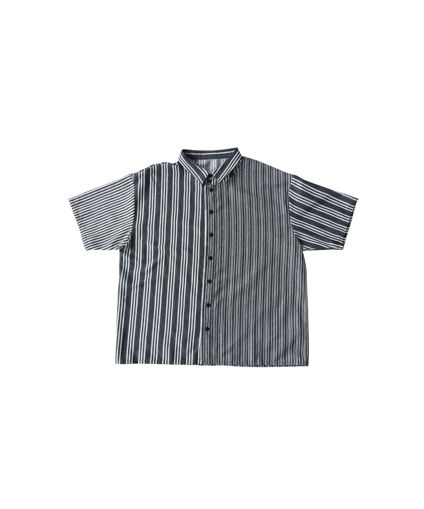 Striped Shirt With Contrasting Panels Ladies