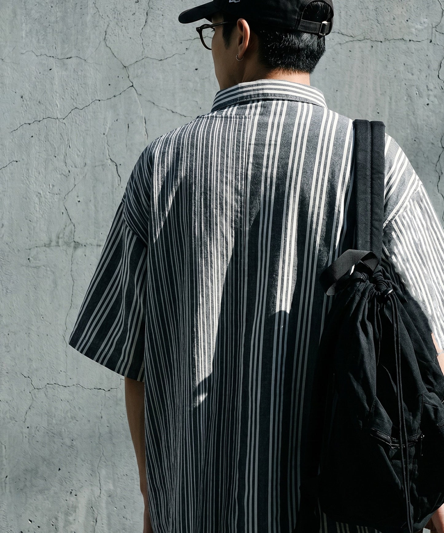 Striped Shirt With Contrasting Panels Men’s