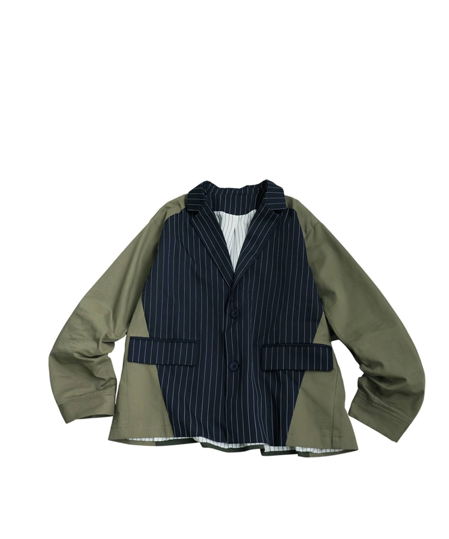 Mixed Material Jacket Ladies