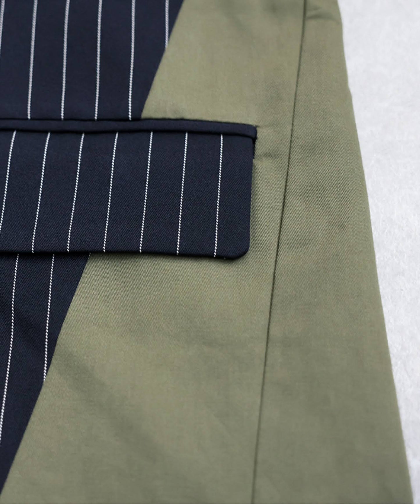 Mixed Material Jacket Ladies