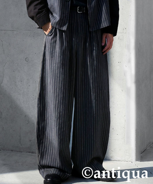 Striped Wide Pants Men's