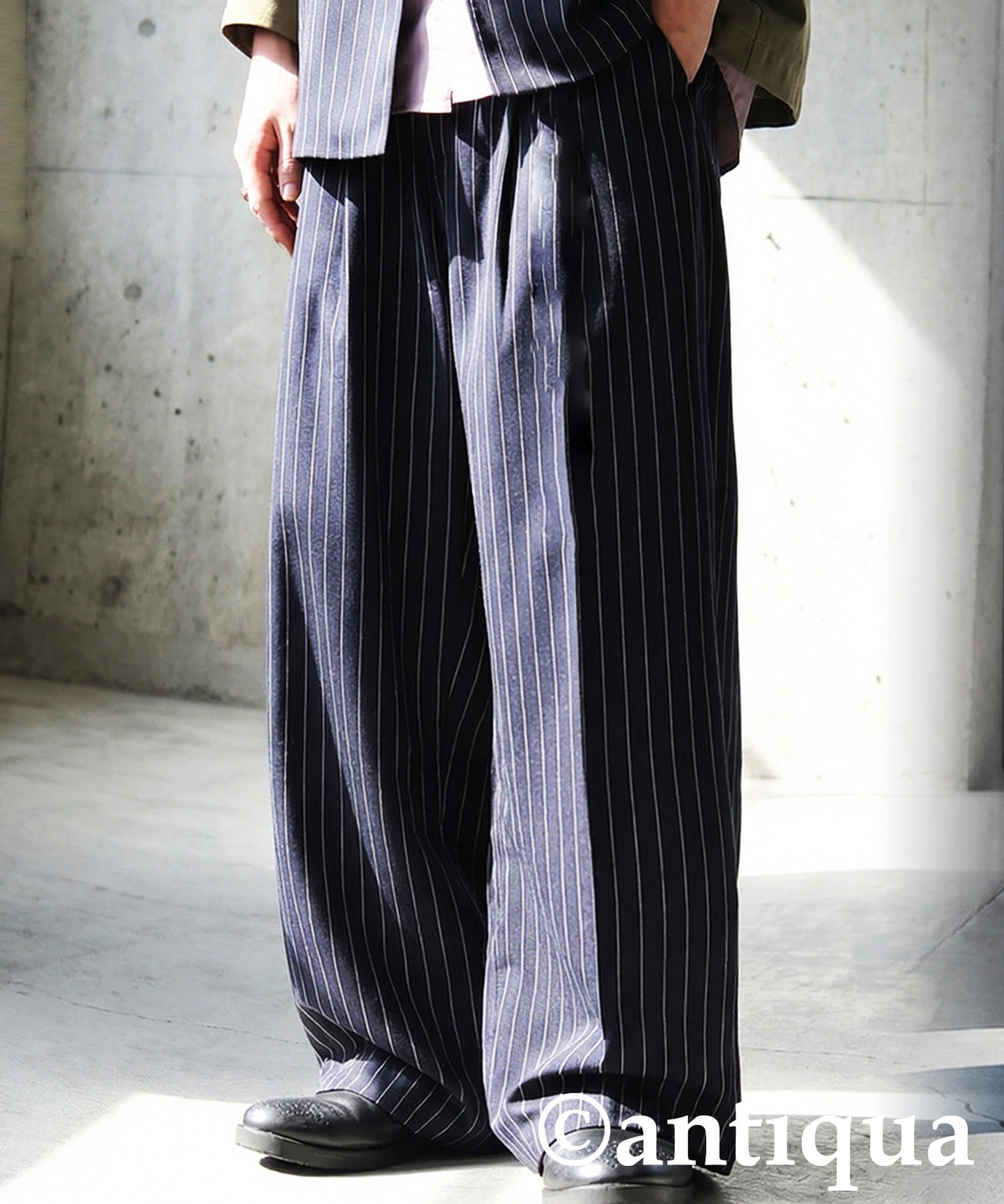 Striped Wide Pants Men's