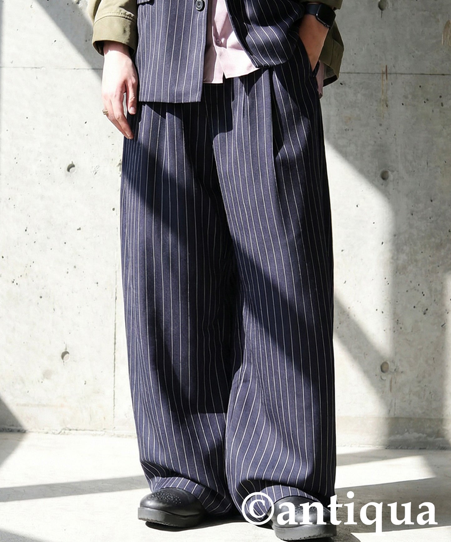 Striped Wide Pants Men's