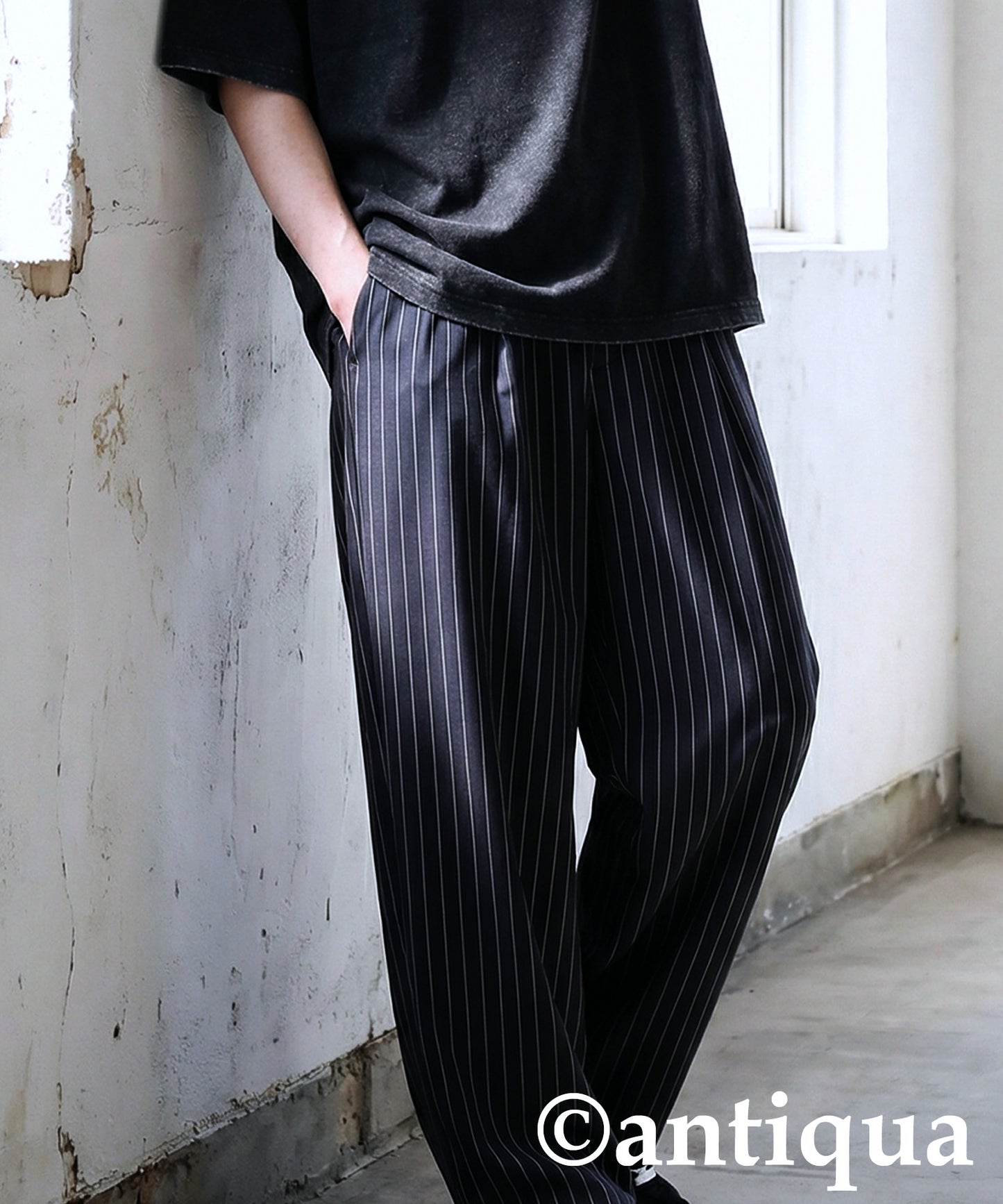 Striped Wide Pants Men's