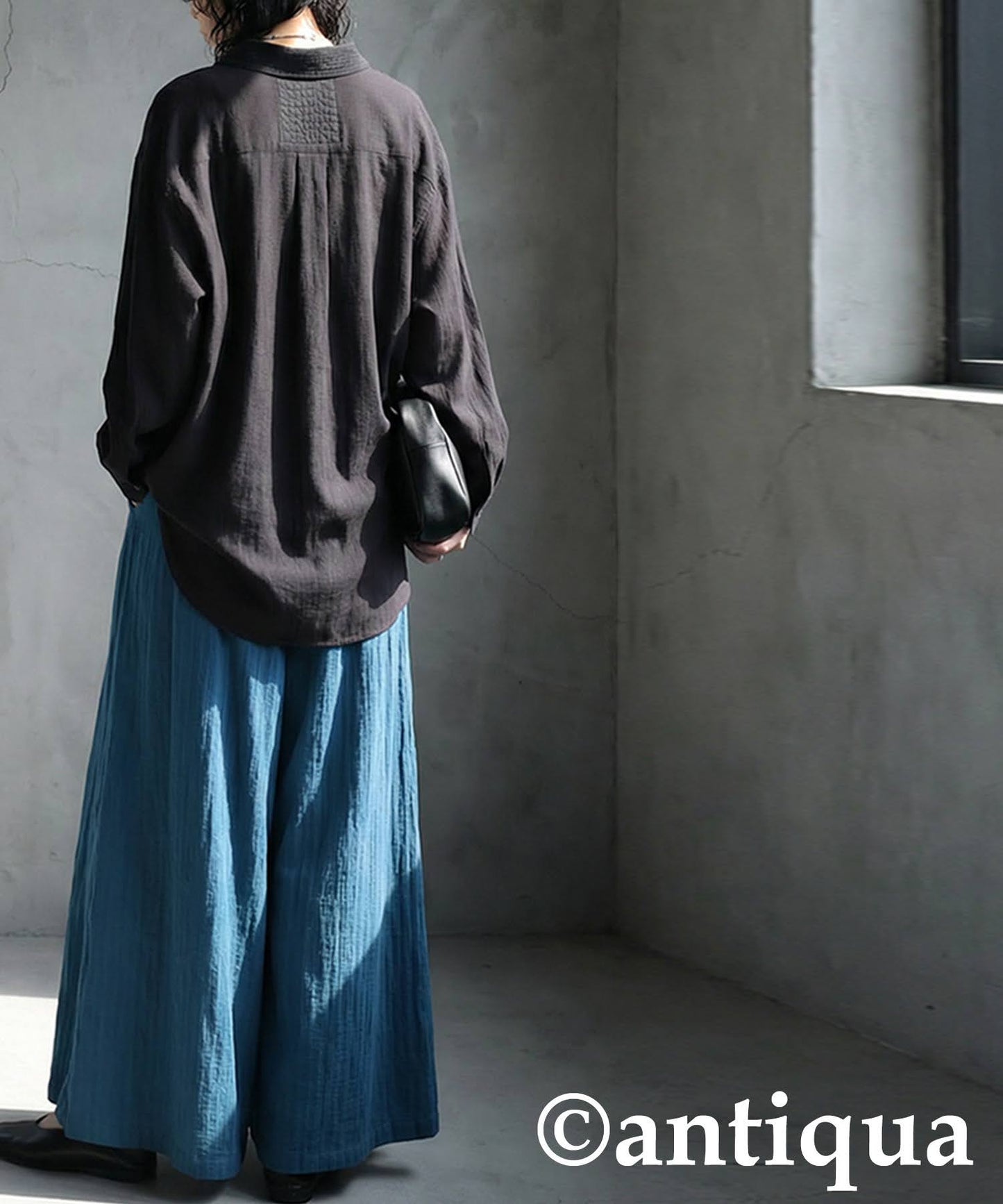 Linen-Like Shirt Ladies