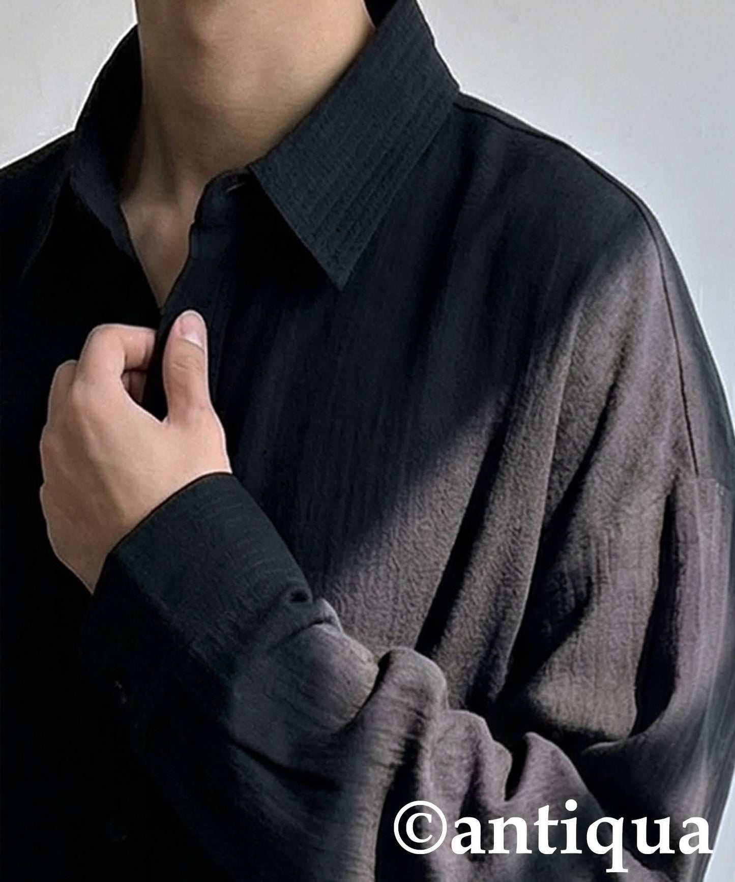 Linen-Like Shirt Men's